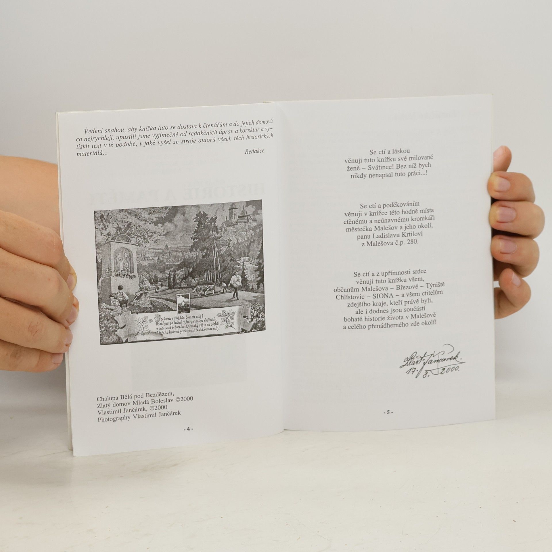 Vlastimil Jančárek Historie a paměti Malešova a okolí