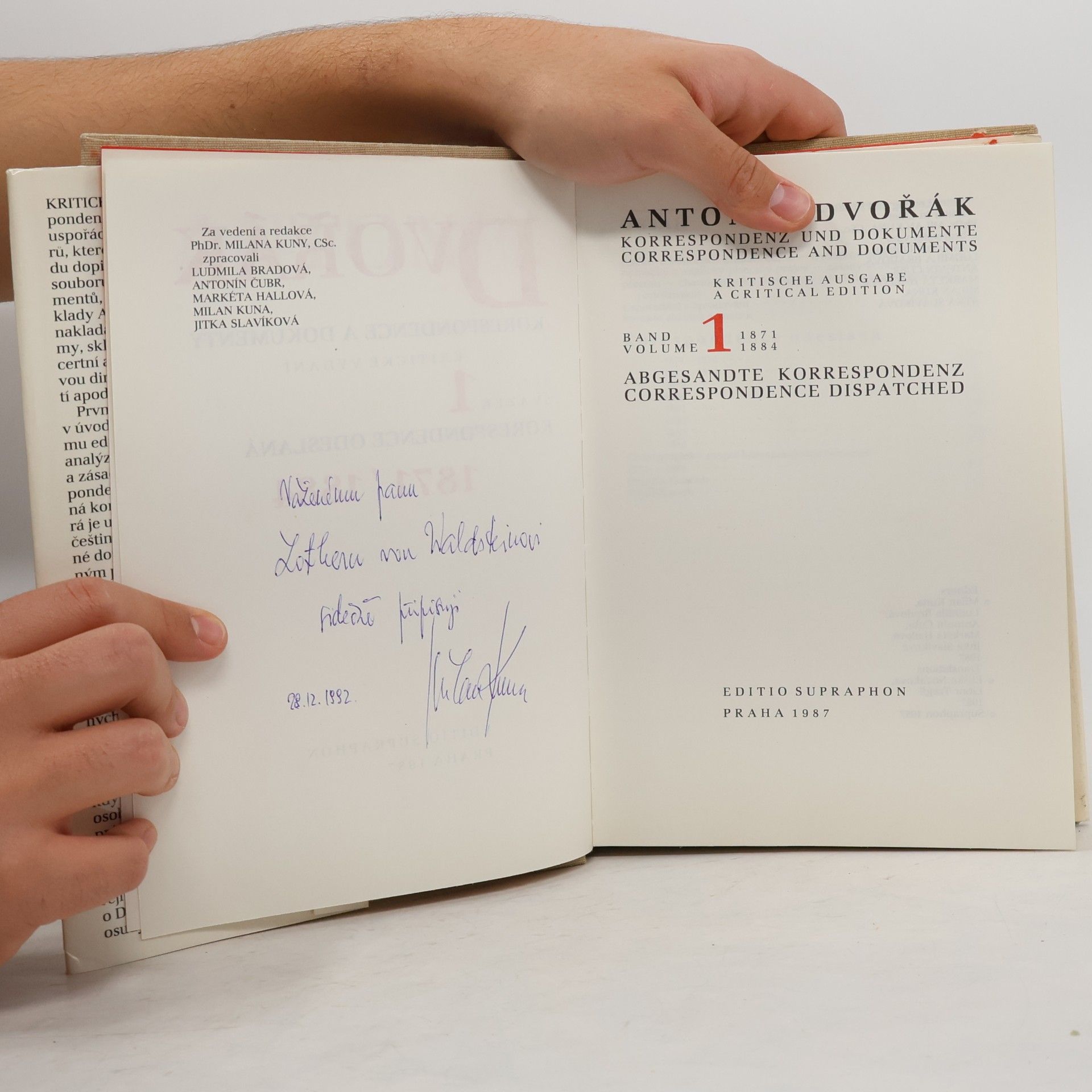 Antonín Dvořák Antonín Dvořák: korespondence a dokumenty 1