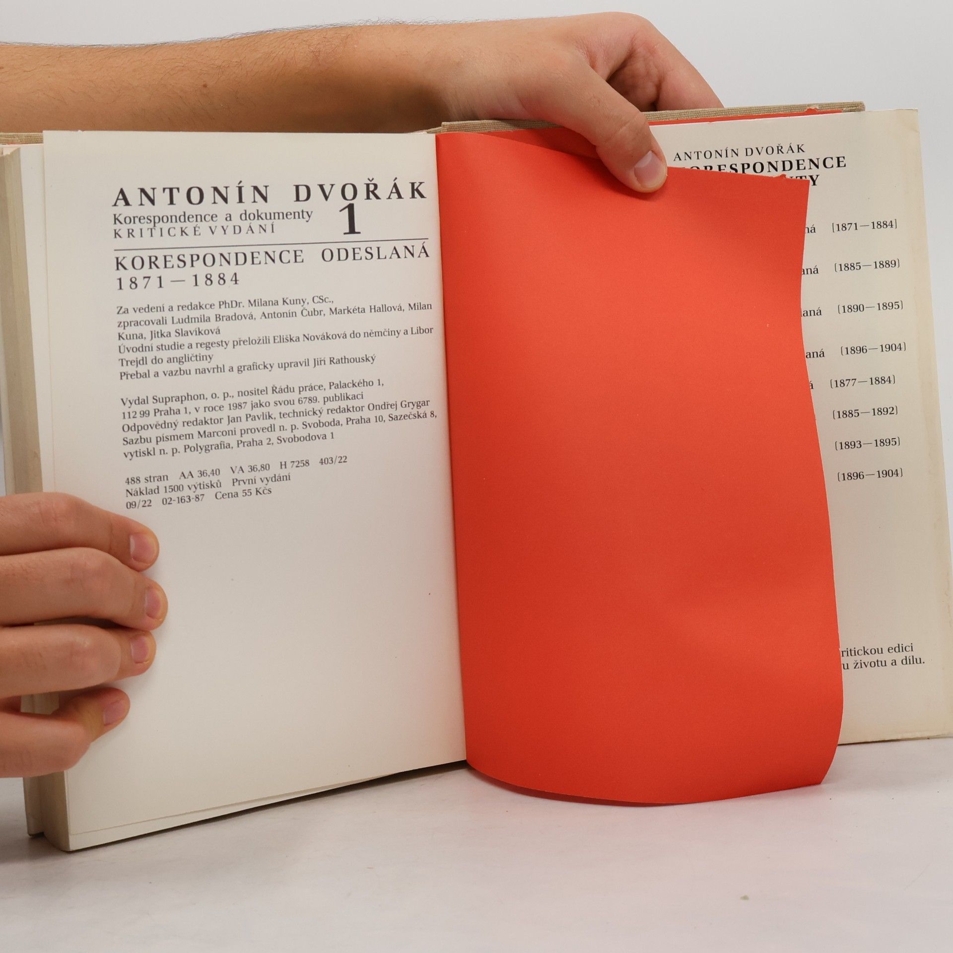 Antonín Dvořák Antonín Dvořák: korespondence a dokumenty 1