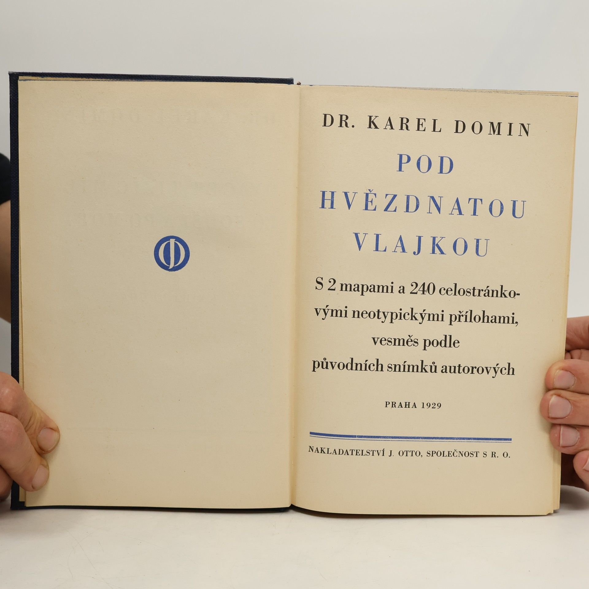 Karel Domin Dvacet tisíc mil po souši a po moři. Kniha druhá. Pod hvězdnatou vlajkou