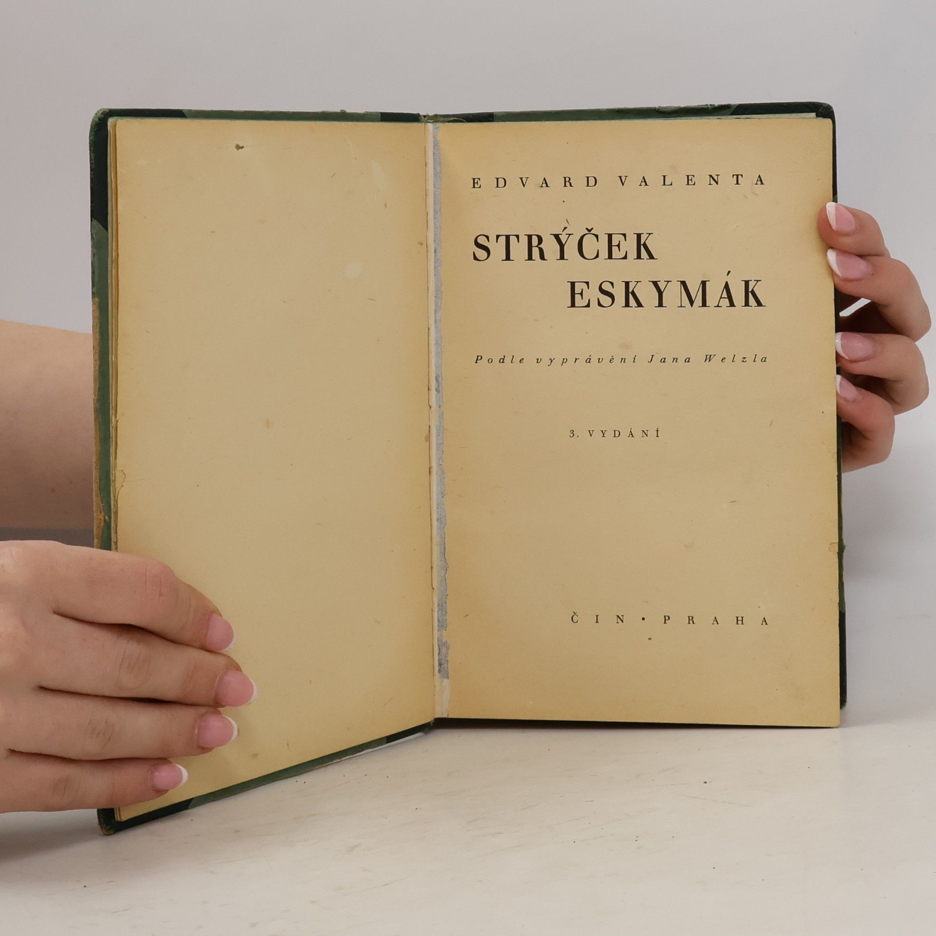 Jan Eskymo Welzl Strýček Eskymák
