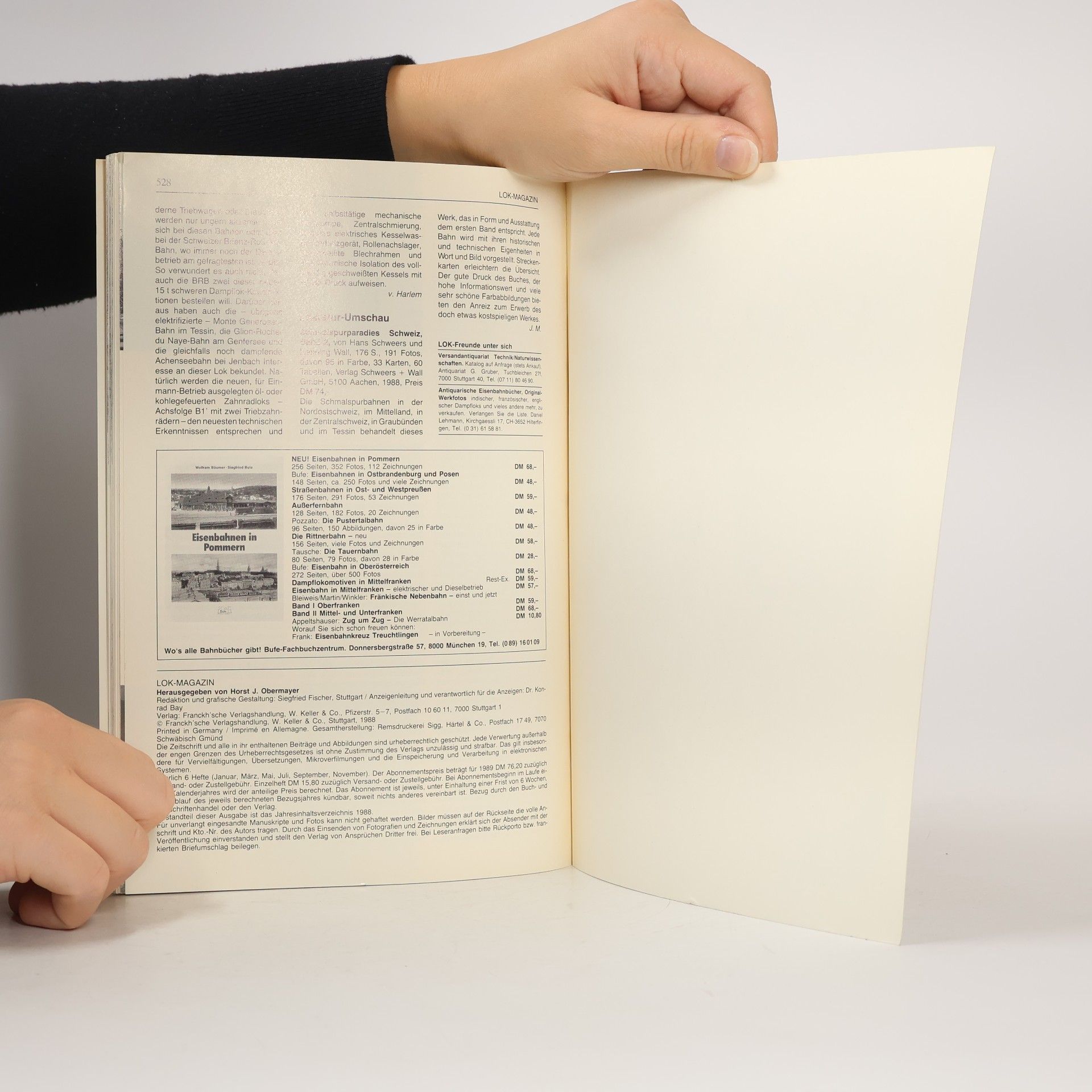 Horst Joachim Obermayer Lok Magazin Nr. 153