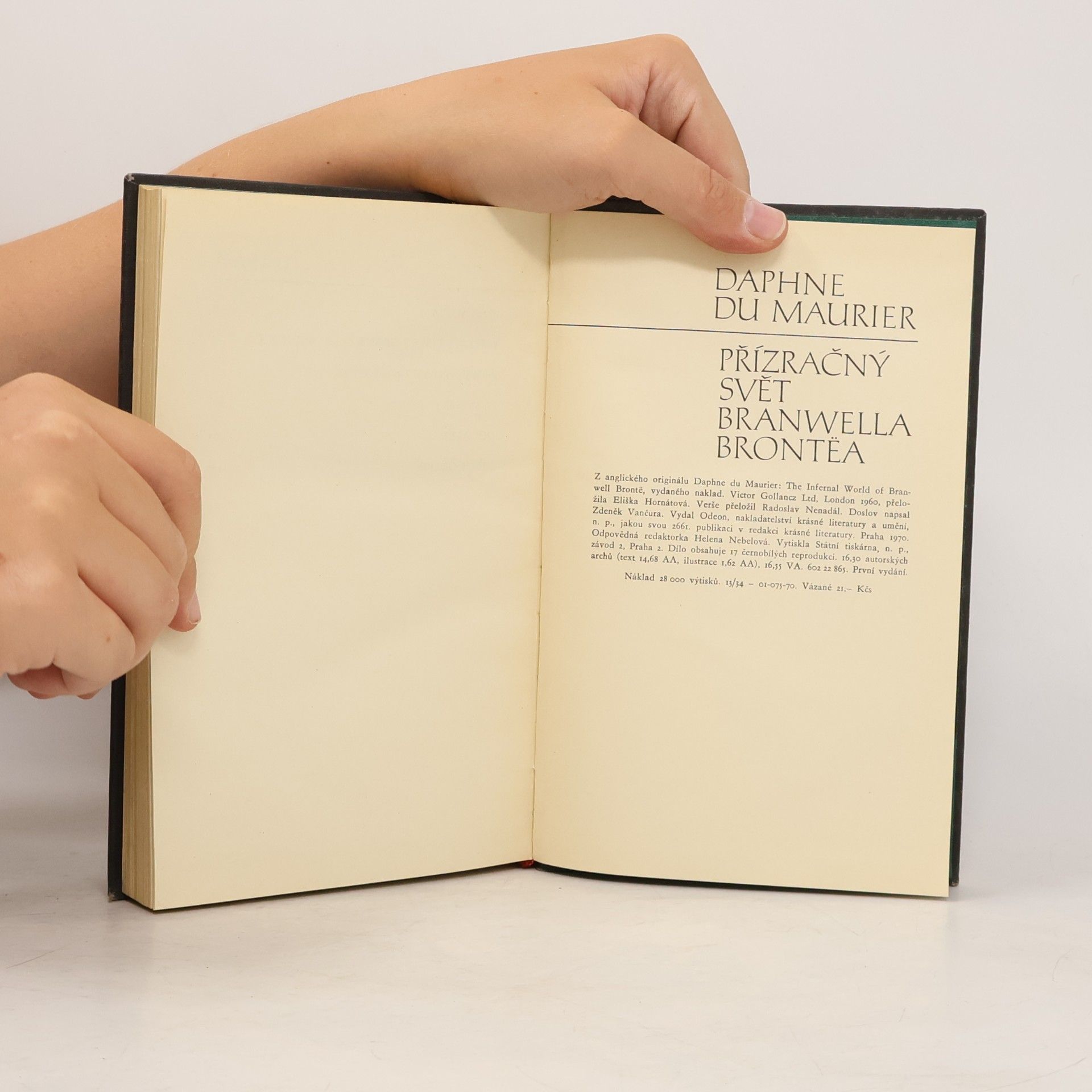 Daphne du Maurier Přízračný svět Branwella Brontëa