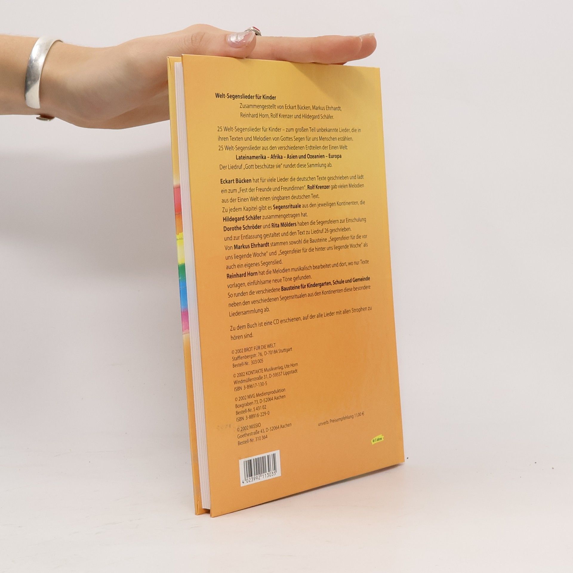 Eckart Bücken Weltsegenslieder für Kinder