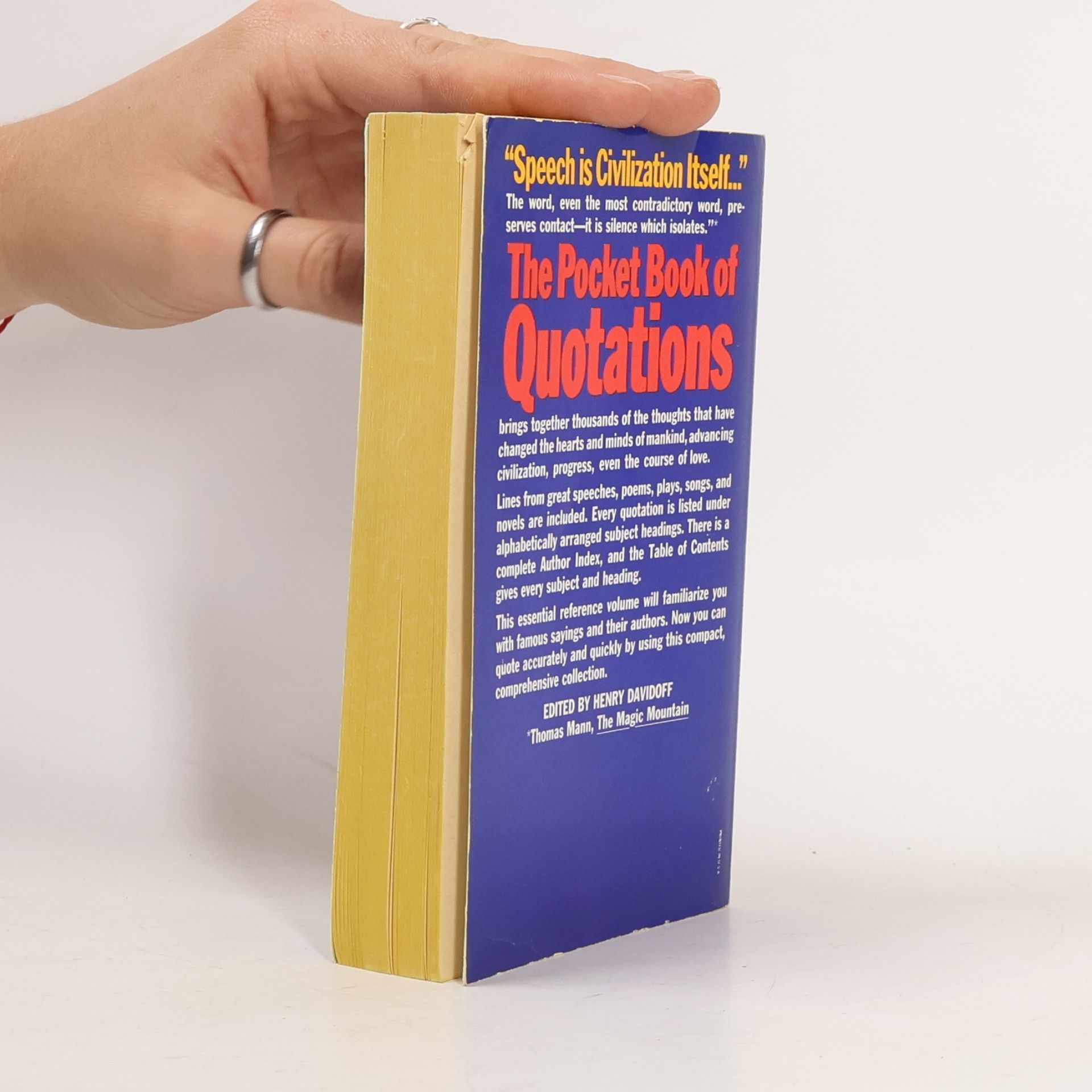 Henry Davidoff The Pocket Book of Quotations
