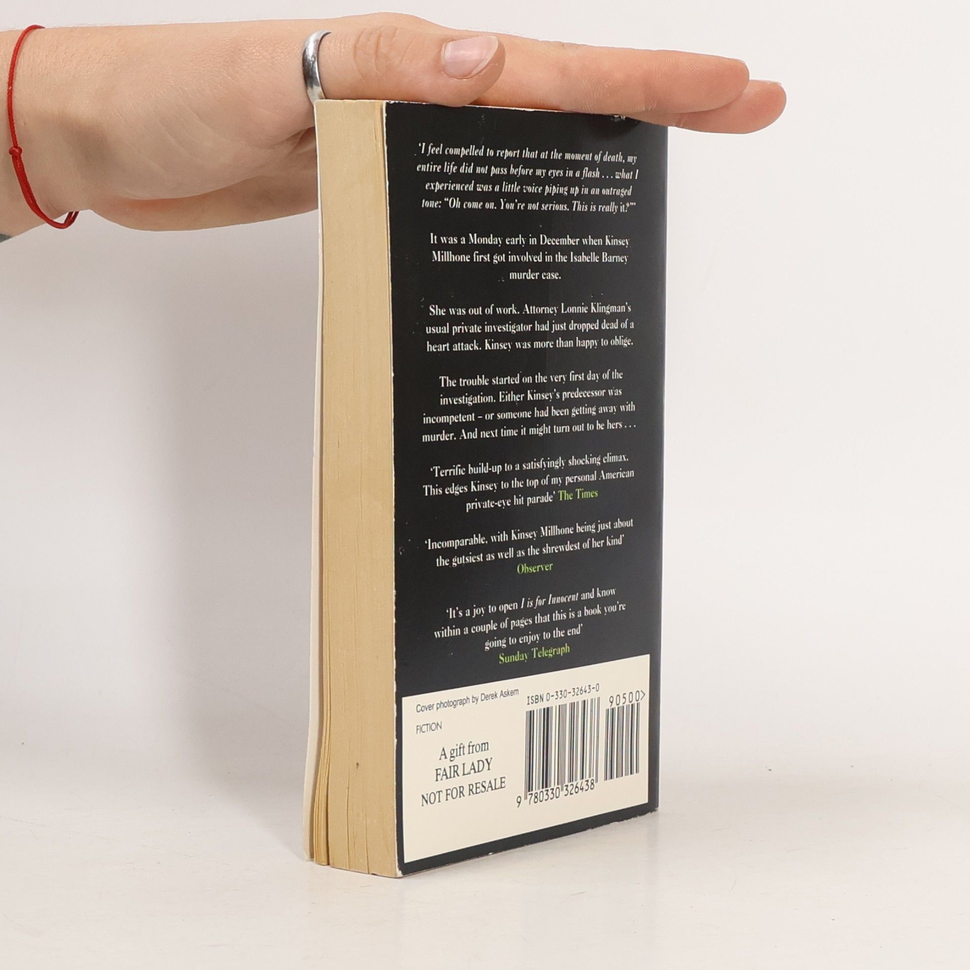 Sue Grafton I is for Innocent