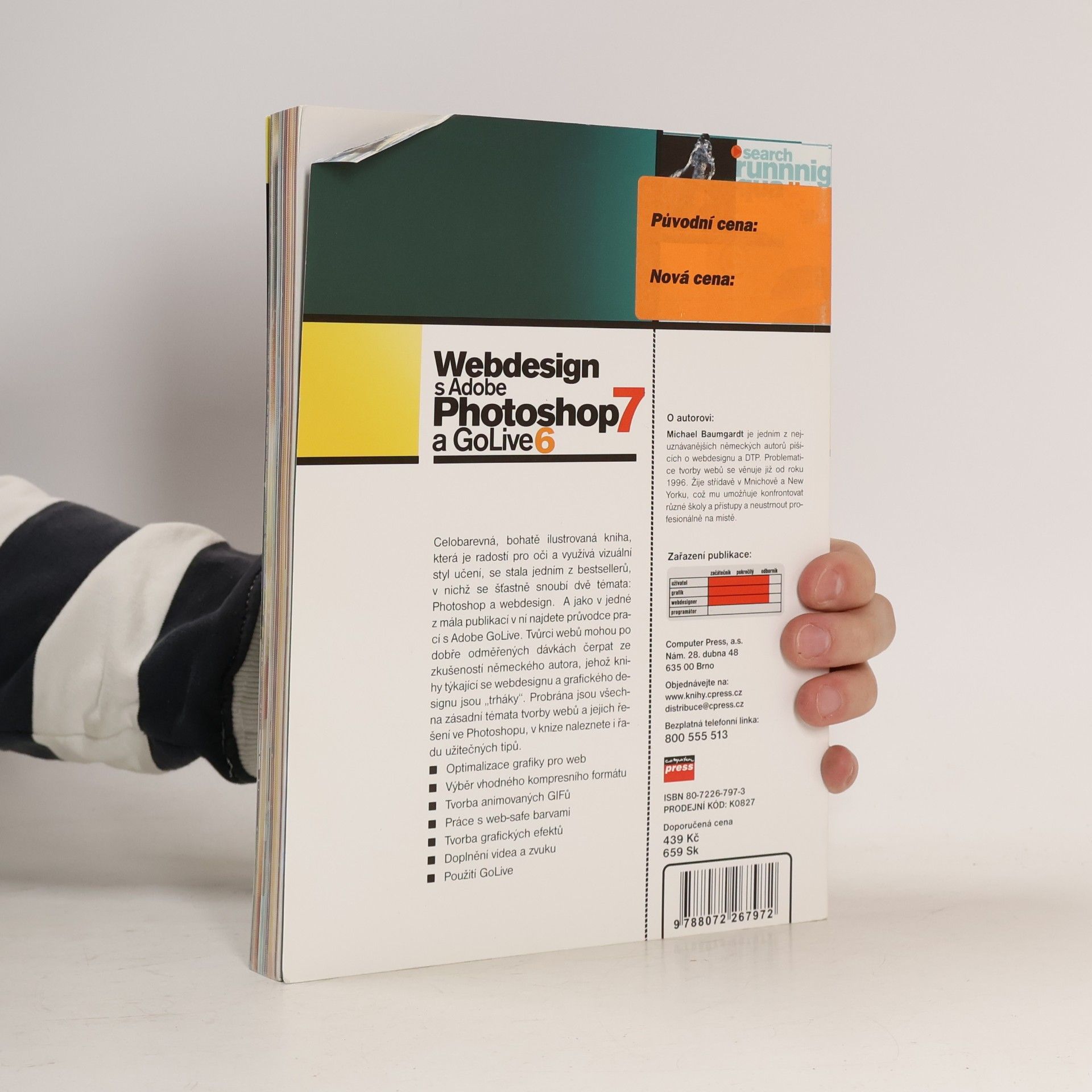 Michael Baumgardt Webdesign s Adobe Photoshop 7 a GoLive 6