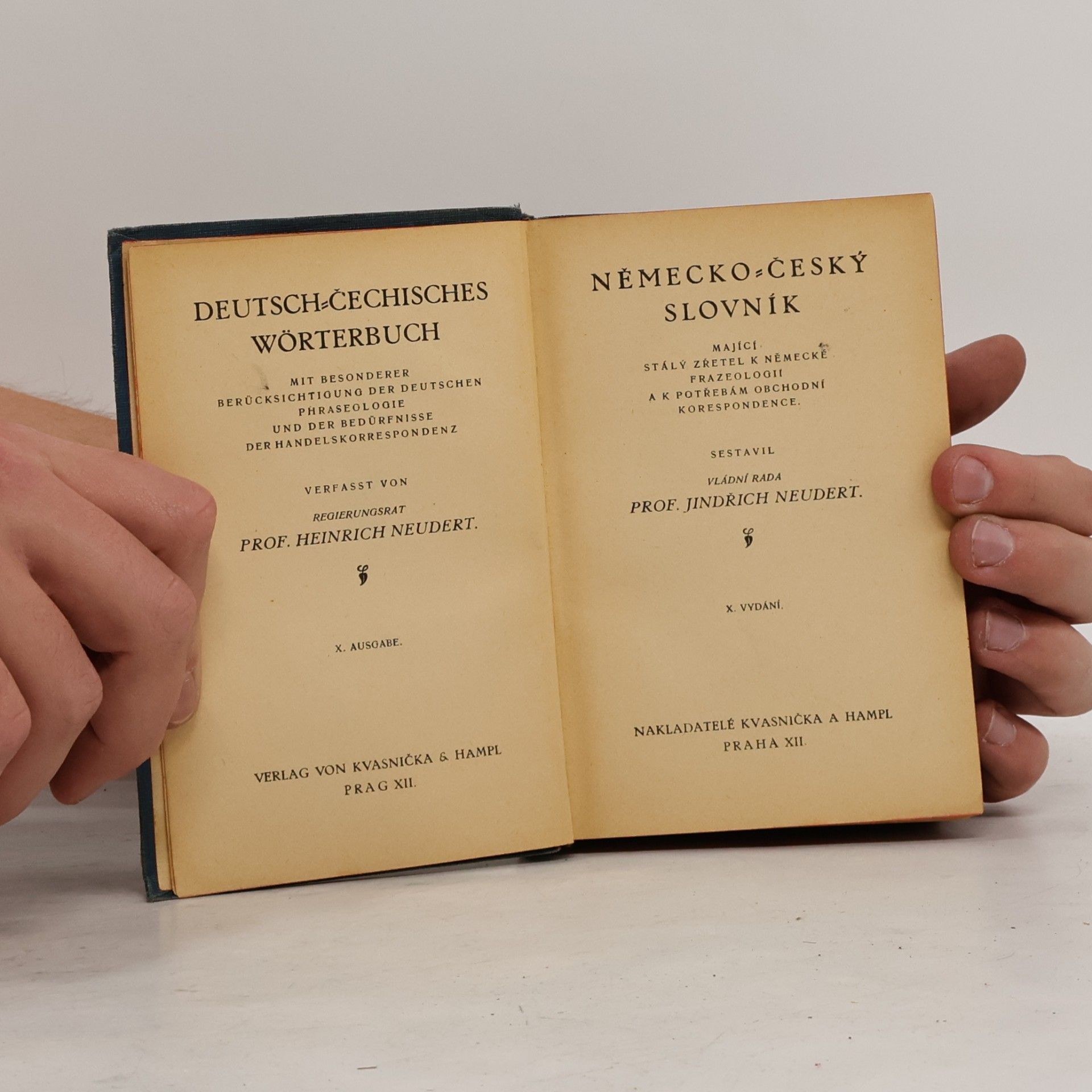 Heinrich Neudert Slovník německo-český