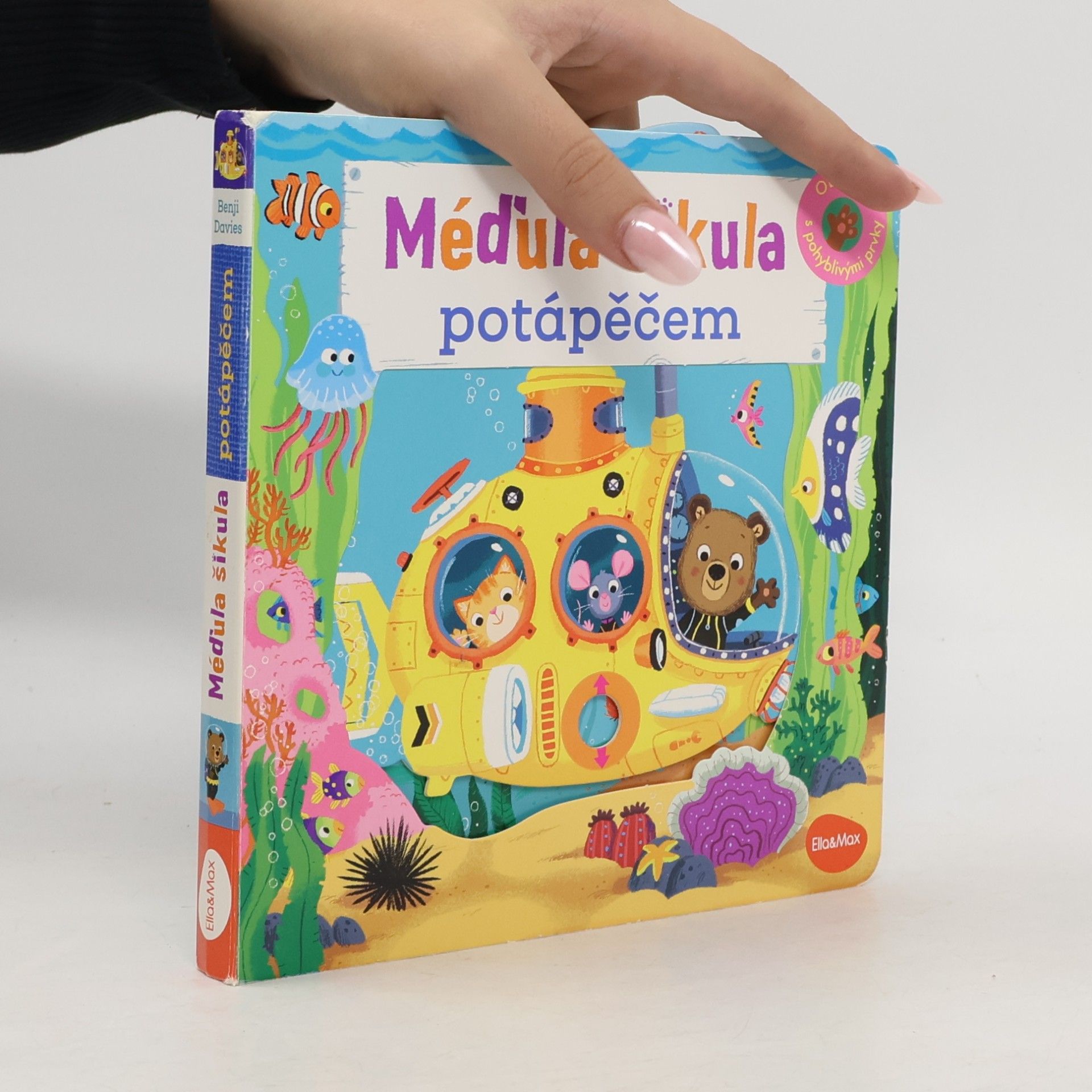 Méďula Šikula potápěčem - Obrázky s pohyblivými prvky