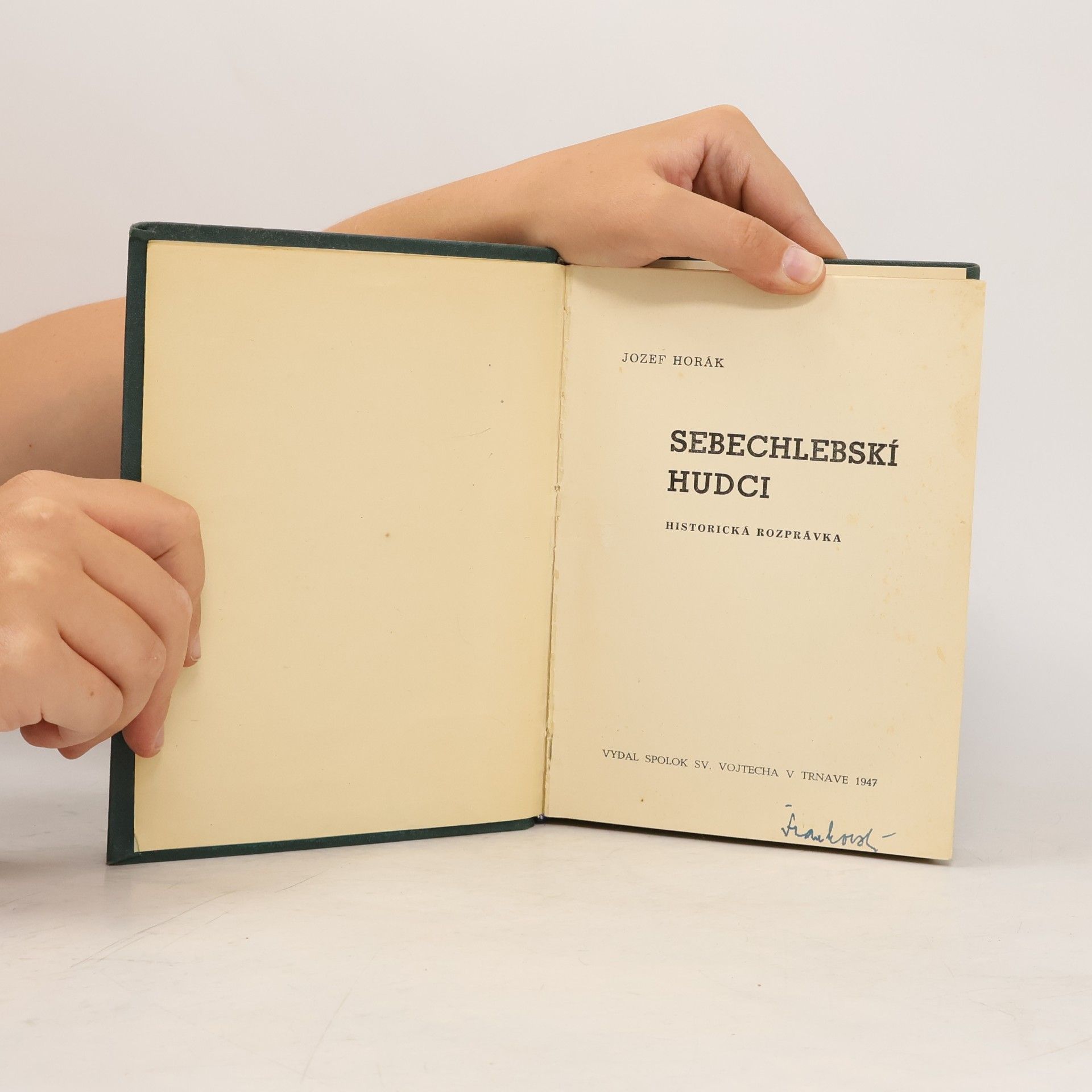 Jozef Horák Sebechlebskí hudci. Historická rozprávka
