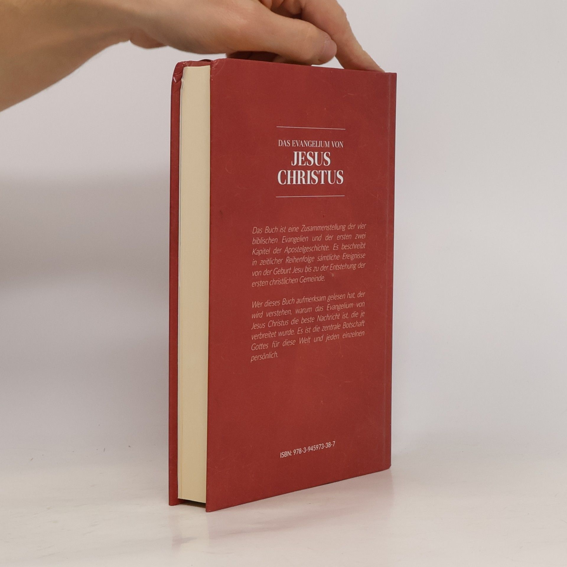 Hans-Joachim Rosenthal Das Evangelium von Jesus Christus: Ein erwiesener und glaubwürdiger Tatsachenbericht