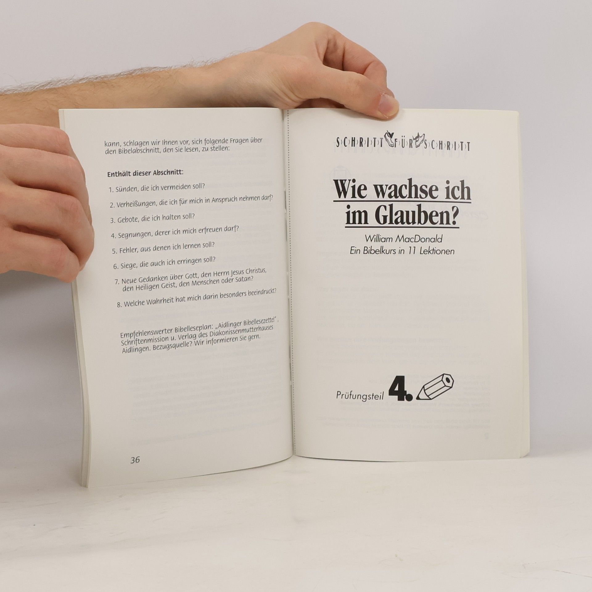 Macdonald William Wie wachse ich im Glauben?