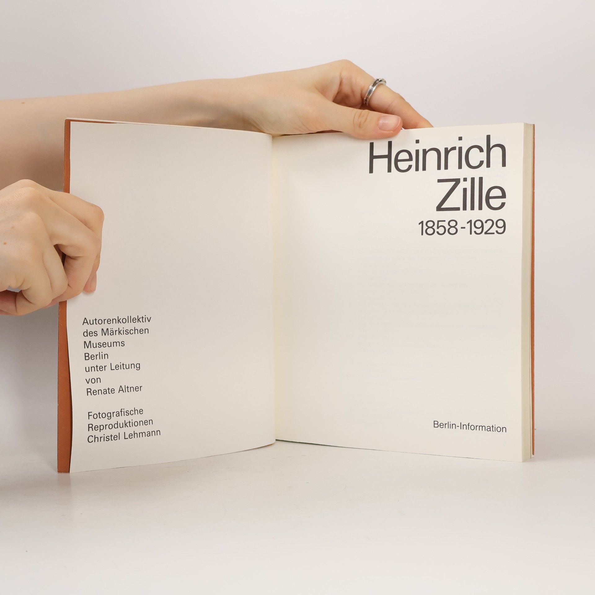 Bernhard Braunert Heinrich Zille
