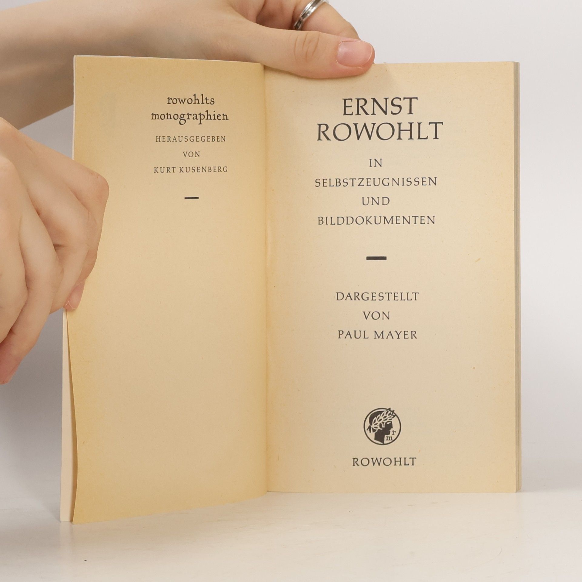 Paul Mayer Ernst Rowohlt