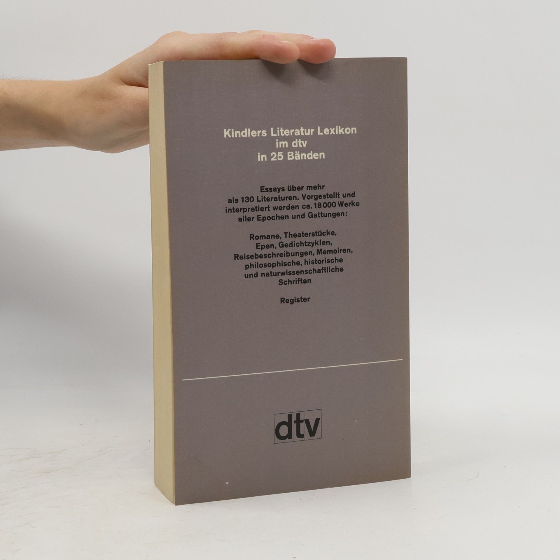 Wolfgang von Einsiedel Kindlers Literatur Lexikon im dtv Band 15