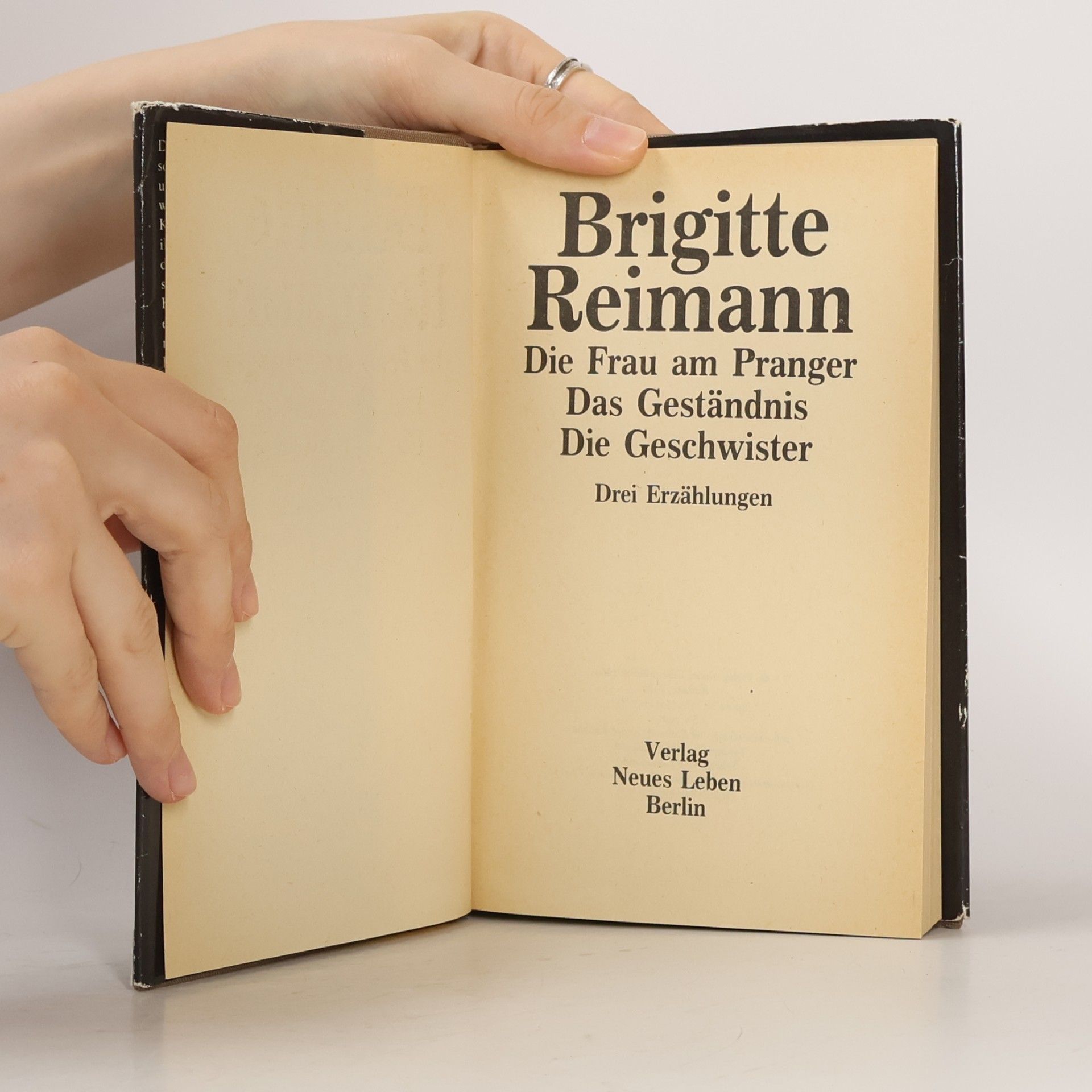 Brigitte Reimann Drei Erzahlungen.