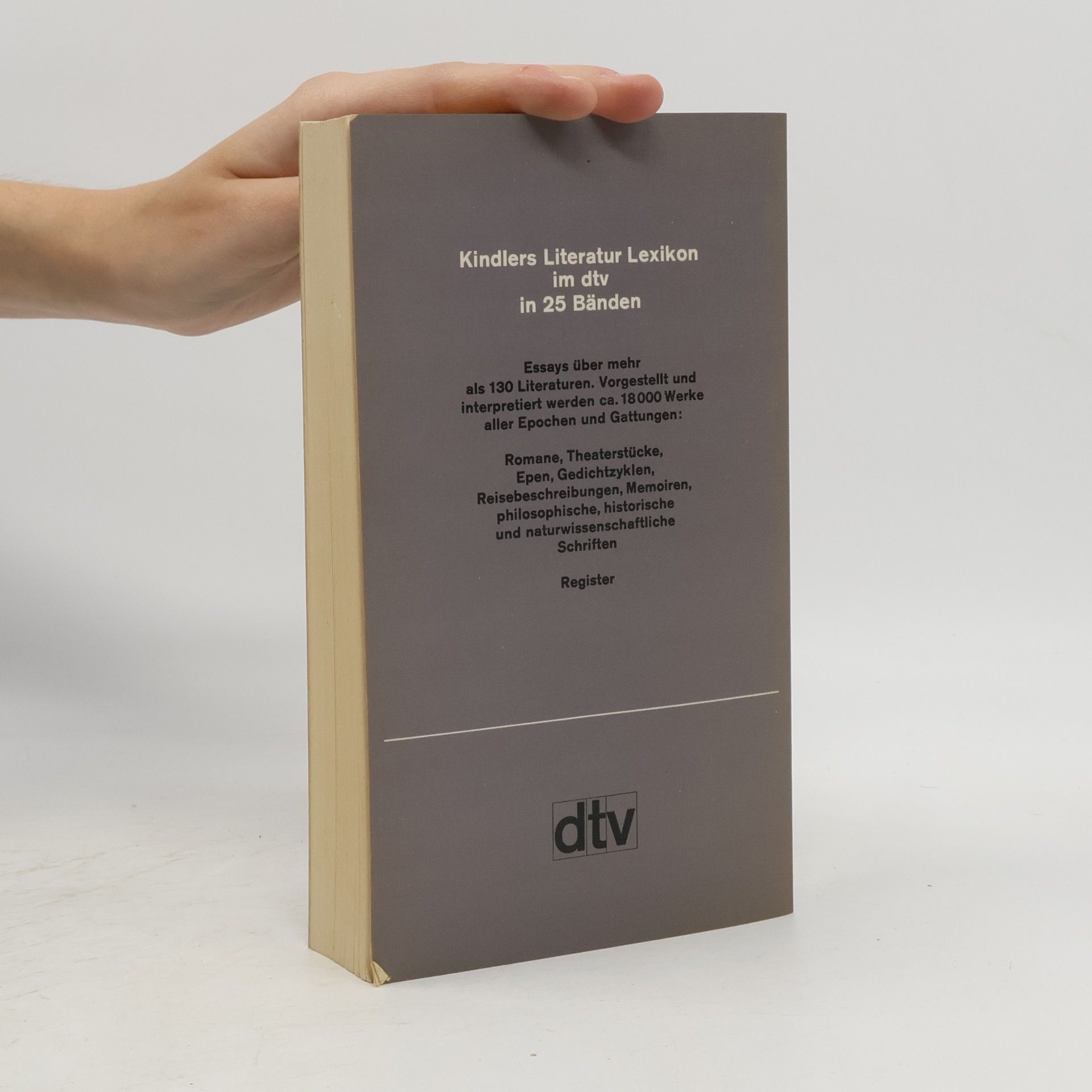 Wolfgang von Einsiedel Kindlers Literatur-Lexikon im dtv