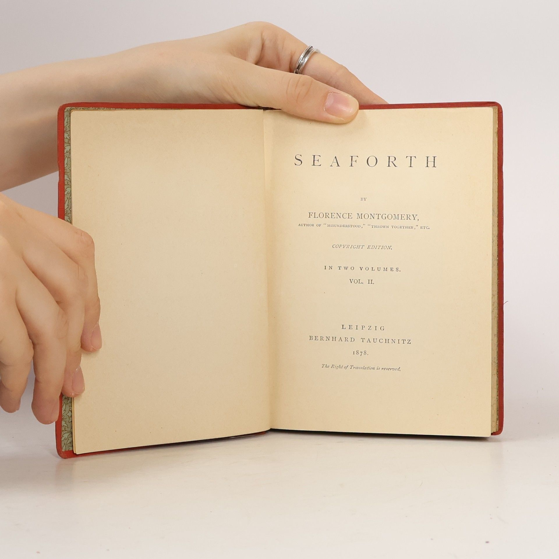 Florence Montgomery Seaforth. Vol. II