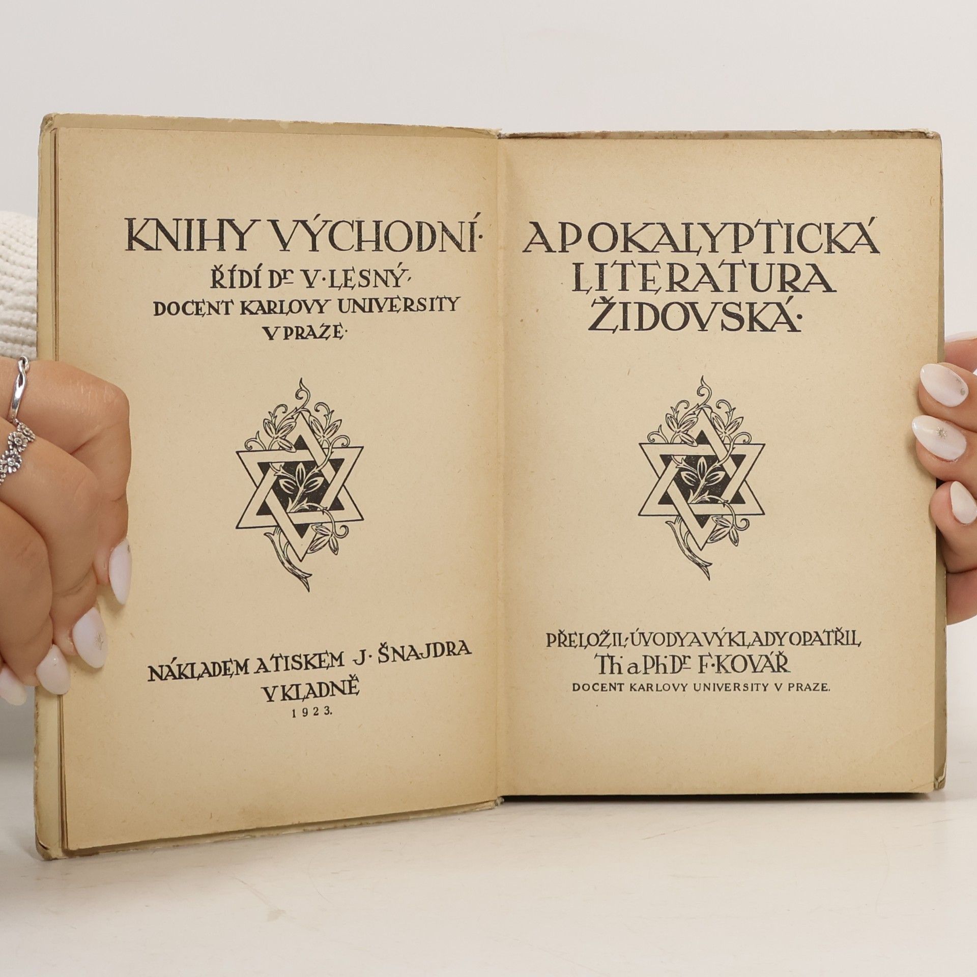V. Lesný Apokalyptická literatura židovská