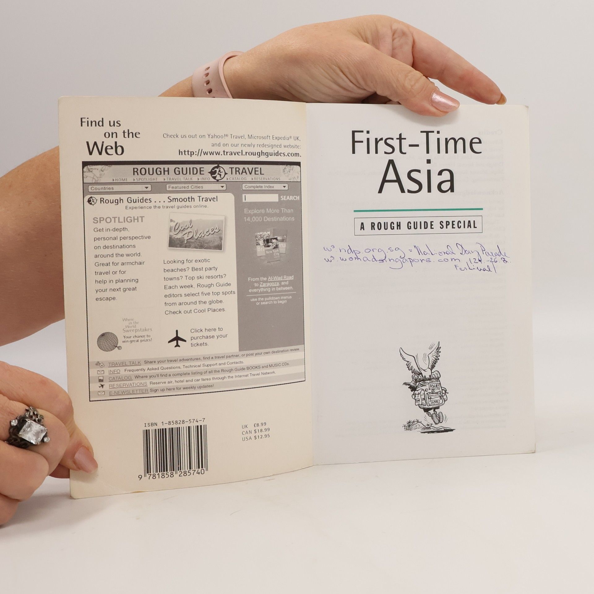 Lesley Reader The Rough Guide to First Time Asia