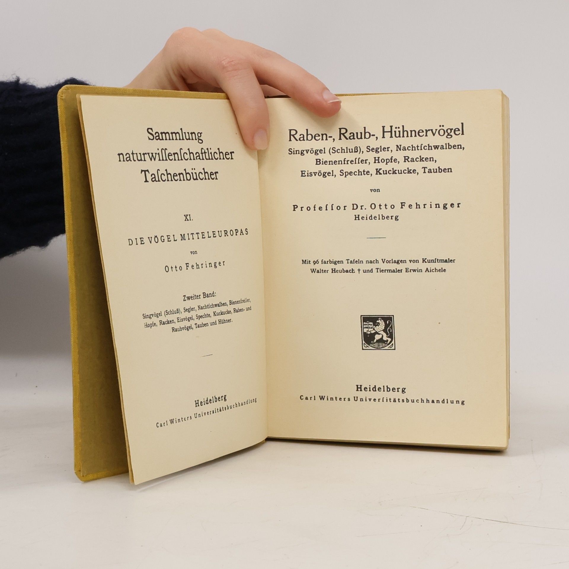 Otto Fehringer Vögel Mitteleuropas II