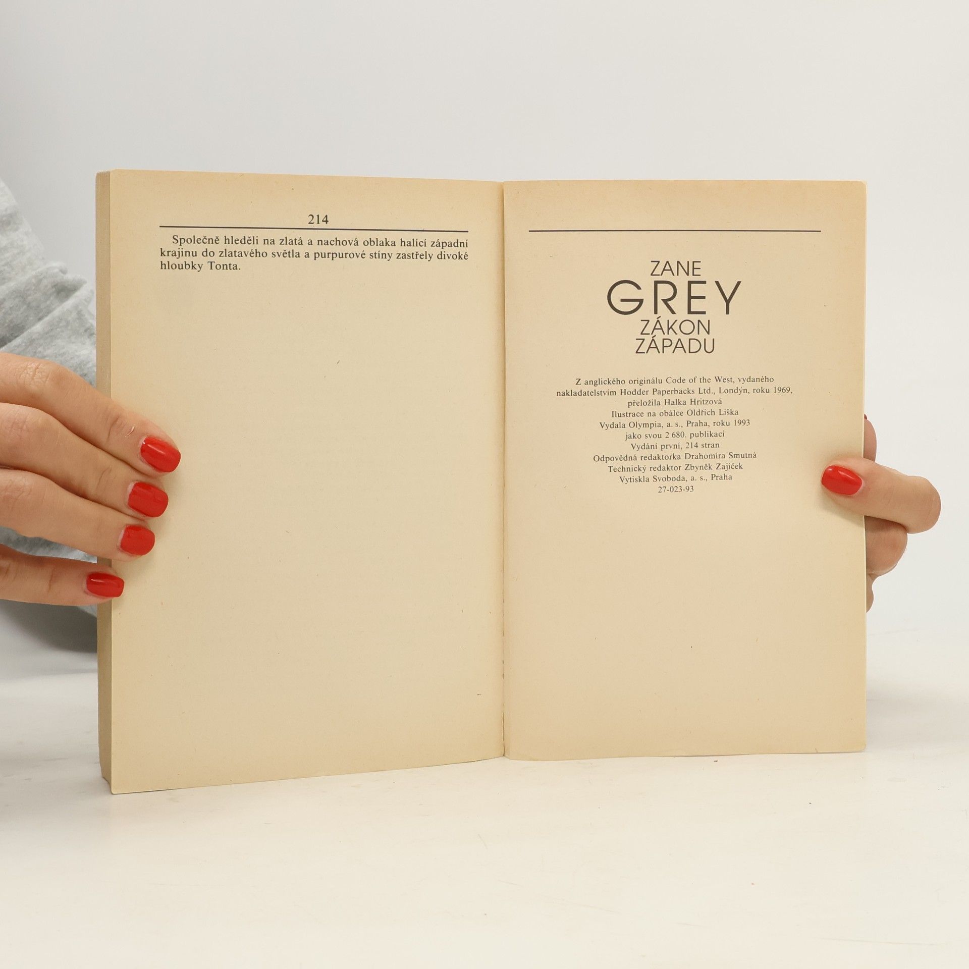 Zane Grey Zákon Západu