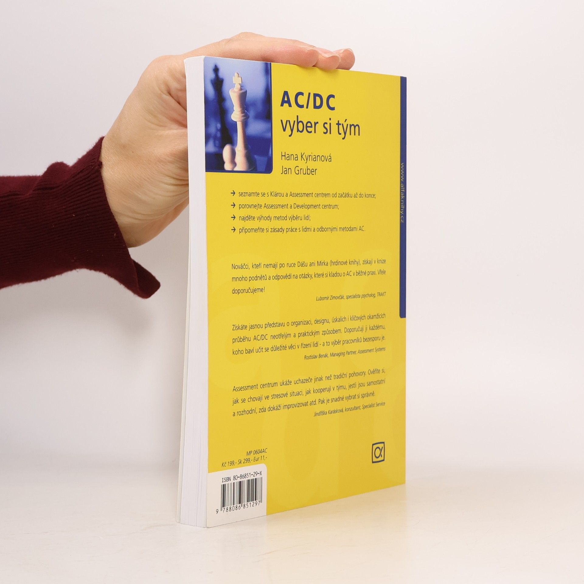 Hana Kyrianová AC/DC vyber si tým