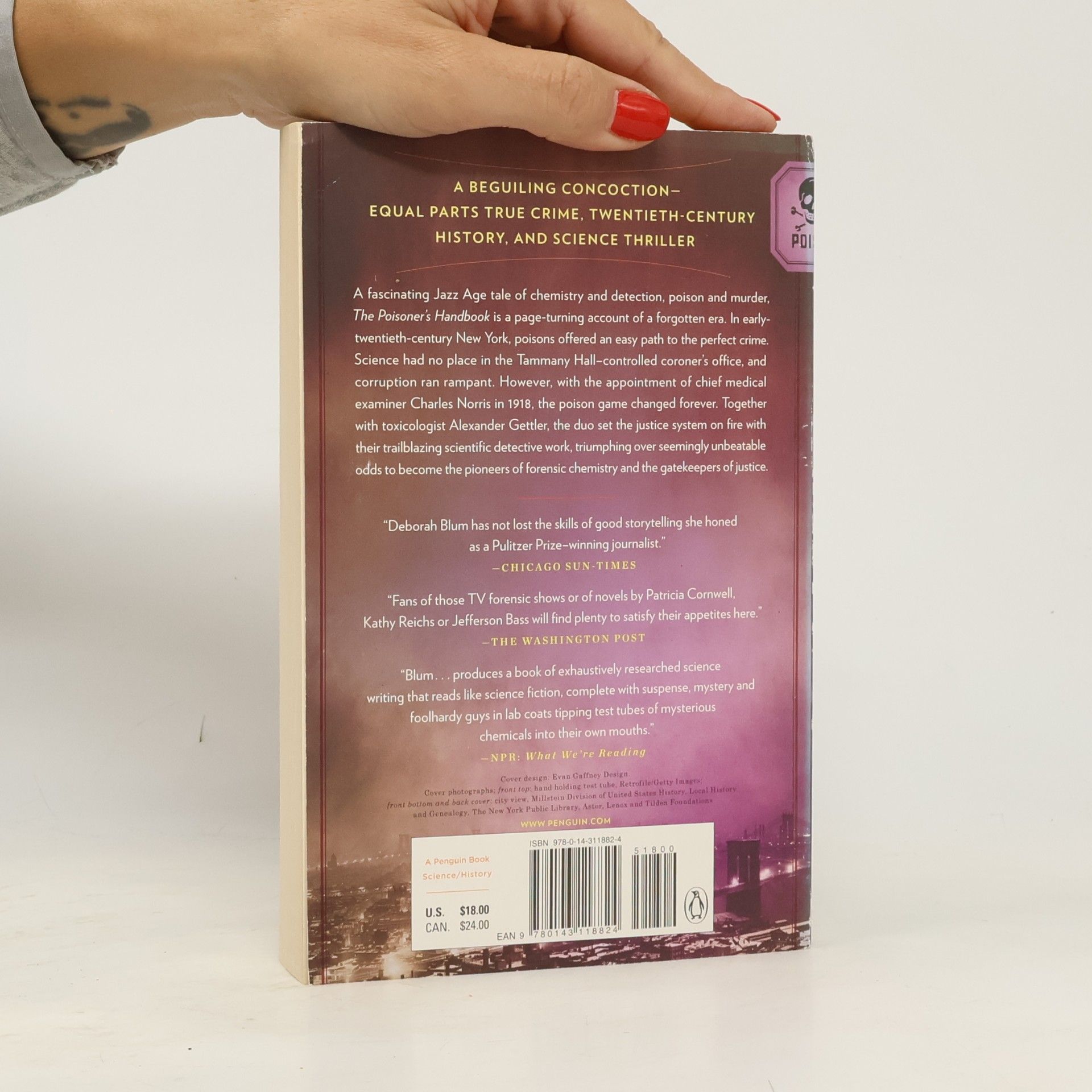 Deborah Blum The poisoner's handbook : murder and the birth of forensic medicine in Jazz Age New York