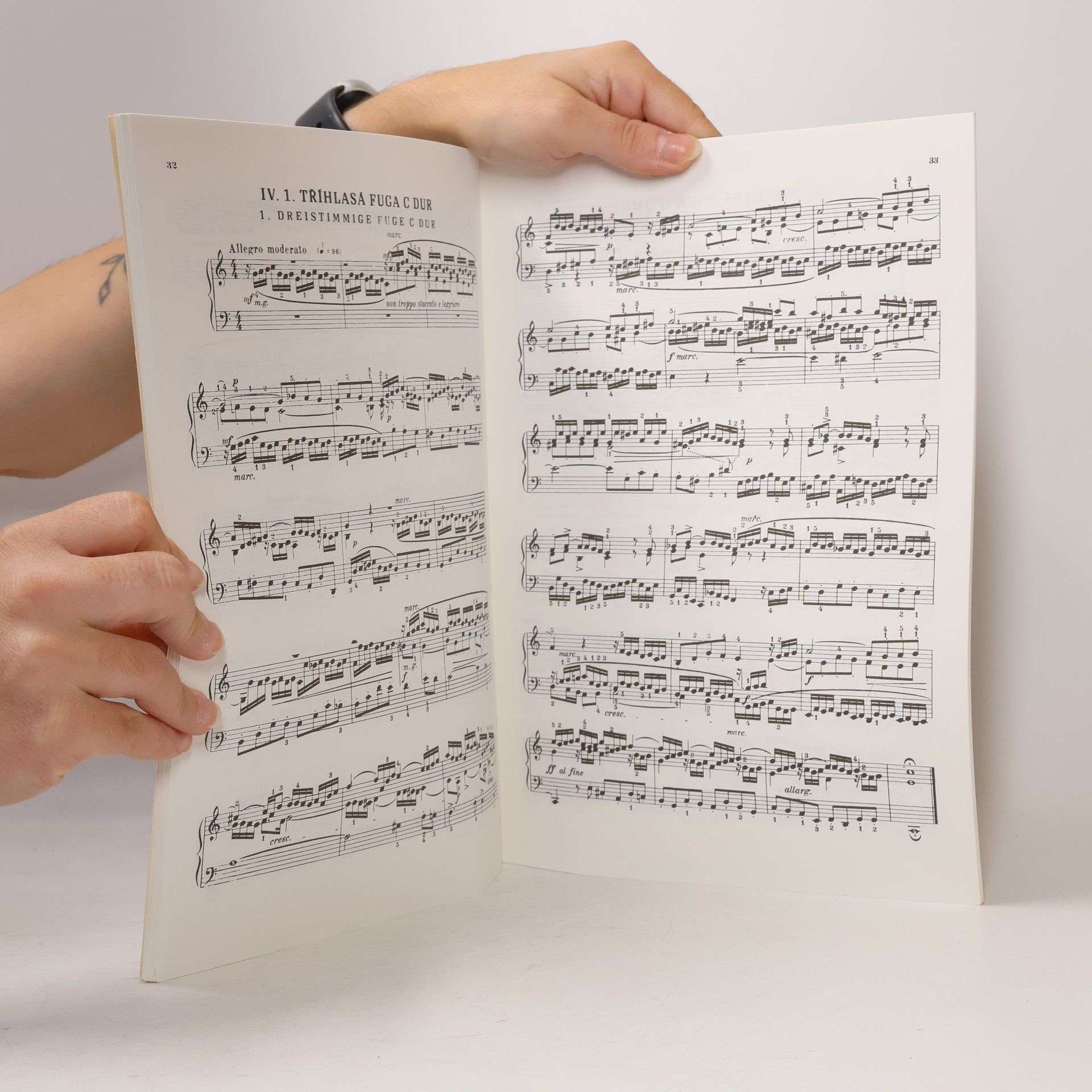 J. S. Bach Malá preludia a fughetty. Kleine Präludium und Fughetten