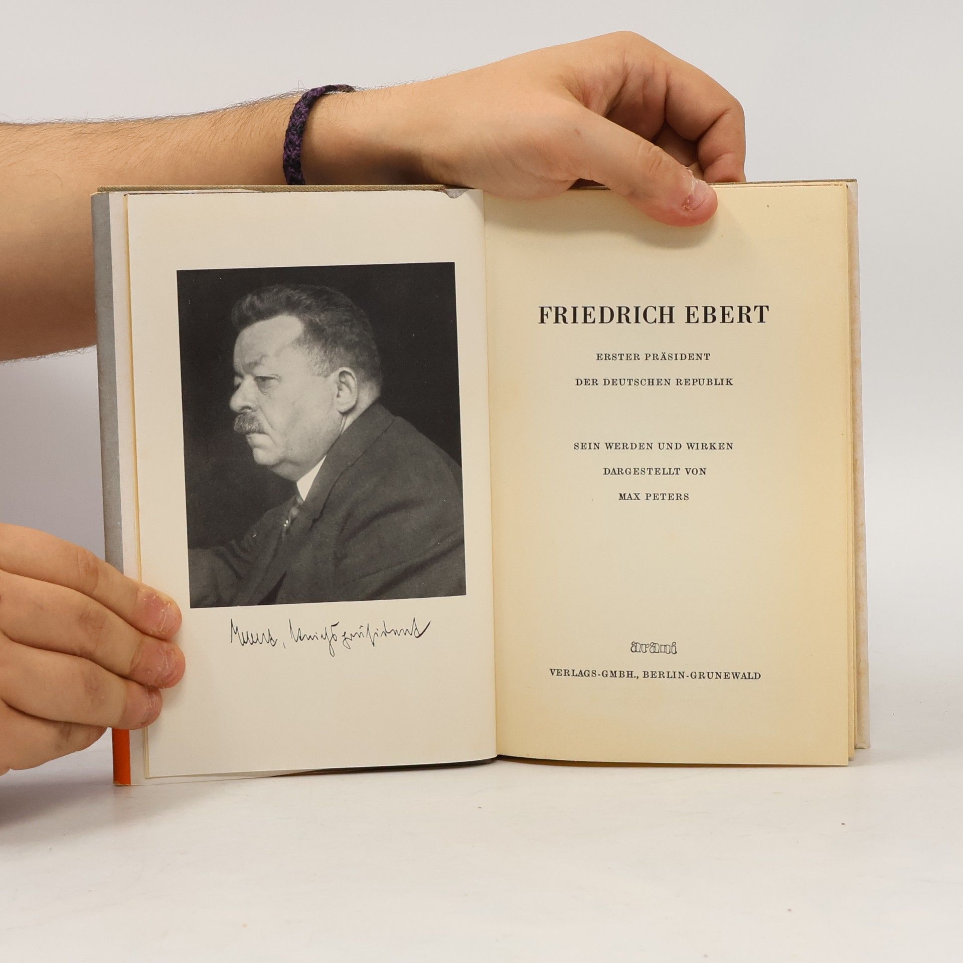 Max S. Peters Friedrich Ebert