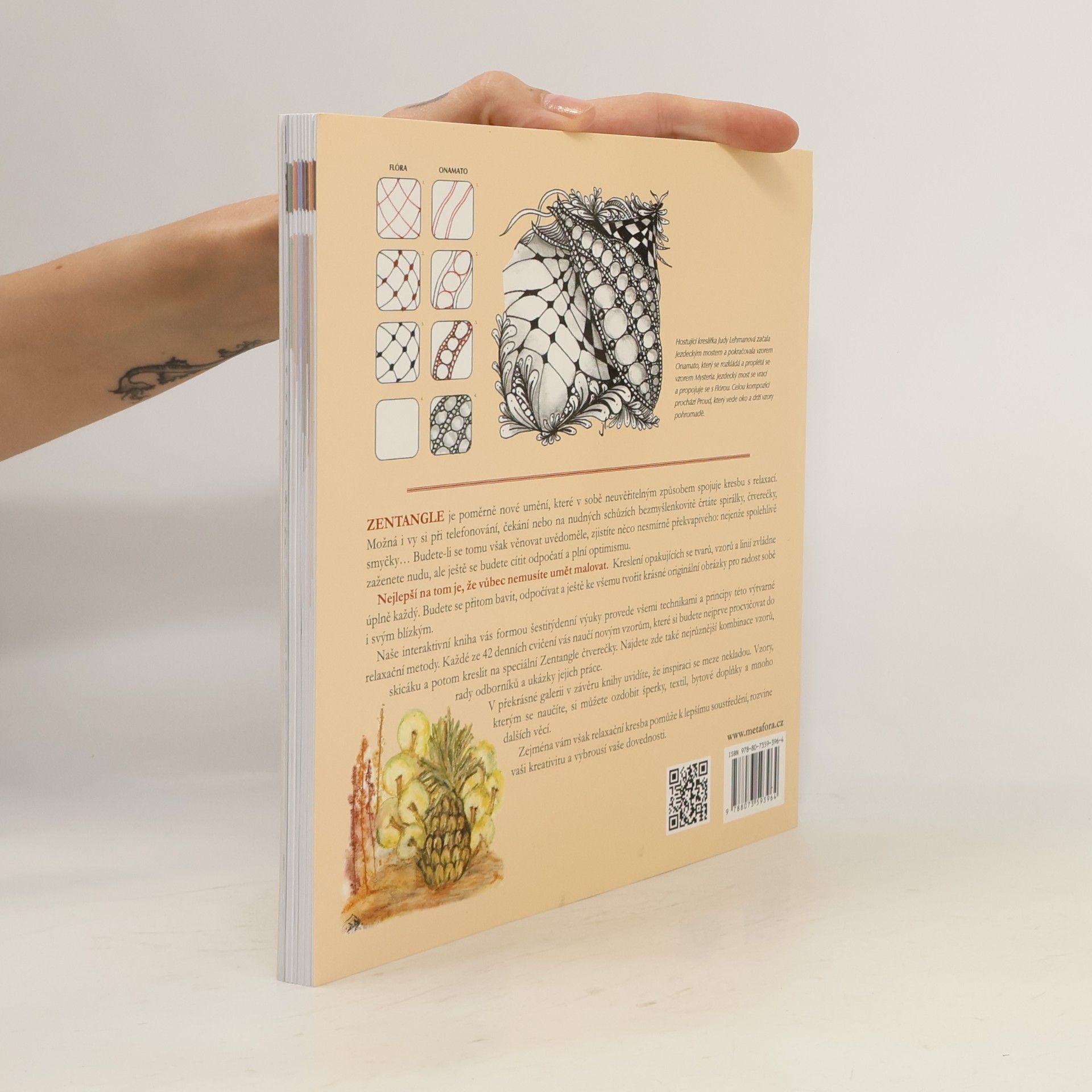 Beckah Krahula Zentangle : relaxační obrázky : kreativní kresba - inspirace i zábava