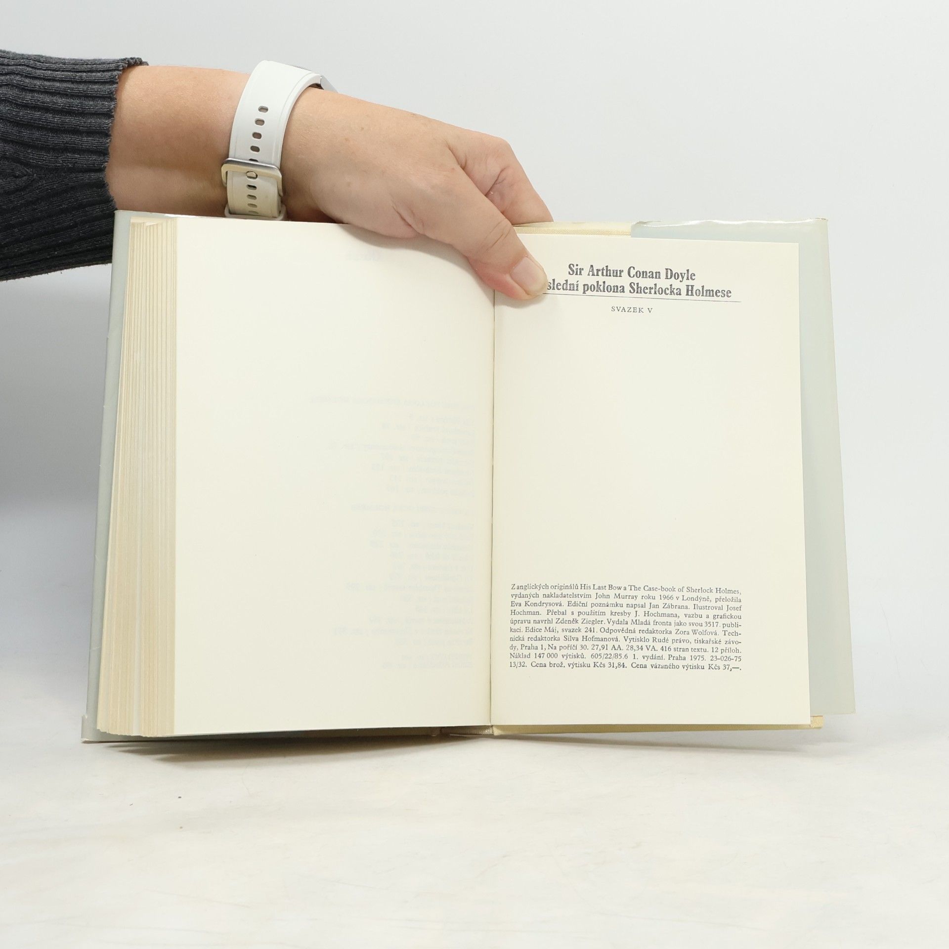 Arthur Conan Doyle Poslední poklona Sherlocka Holmese