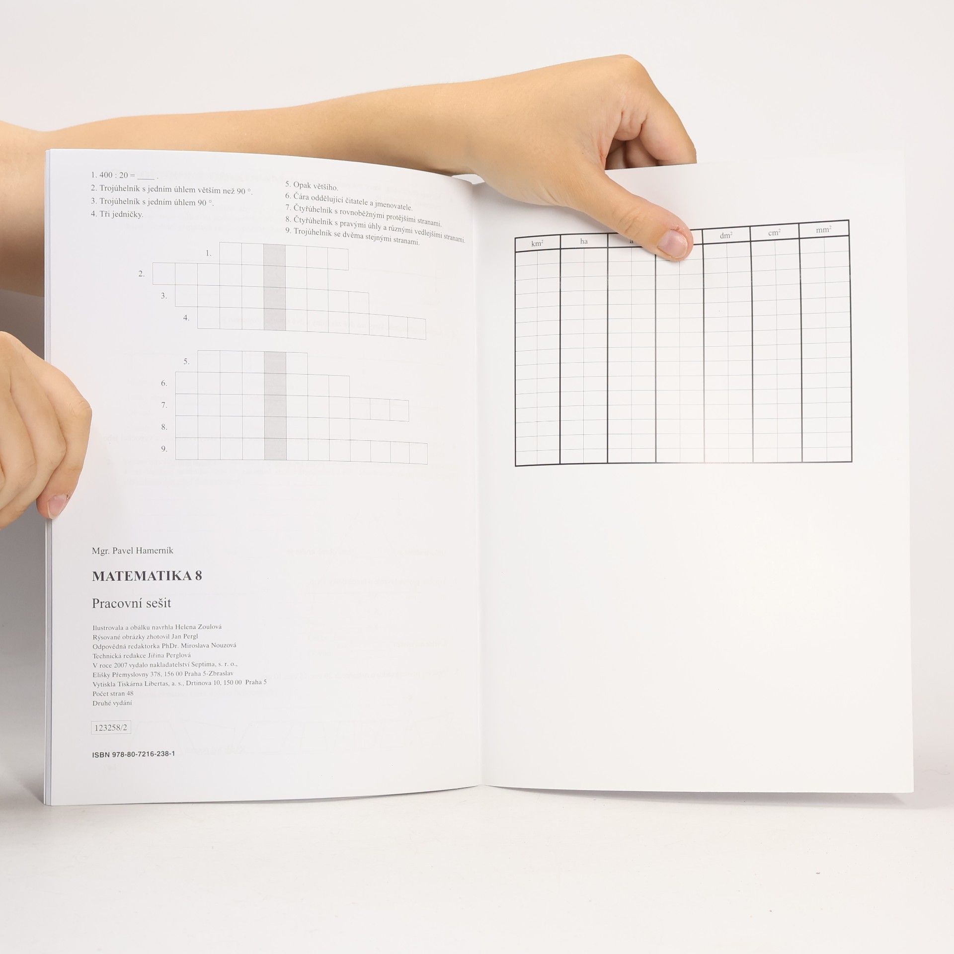 Pavel Hamerník Matematika 8 - pracovní sešit pro praktické ZŠ