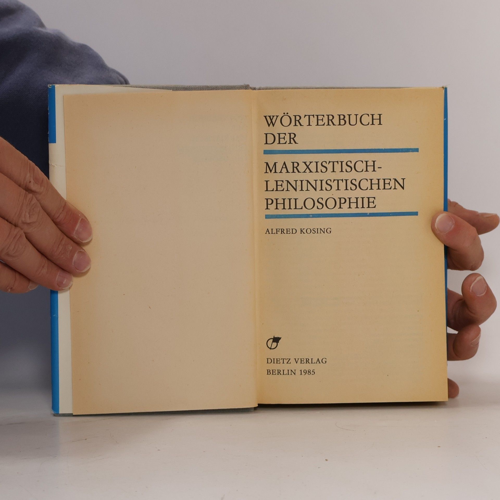 Manfred Buhr Kleines Wőrterbuch der Marxistisch-Leninistischen Philosophie