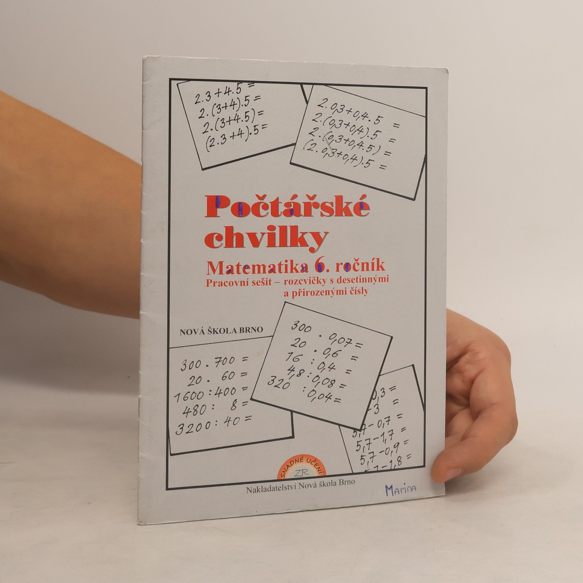 Zdena Rosecká Počtářské chvilky: Pracovní sešit pro 6. ročník