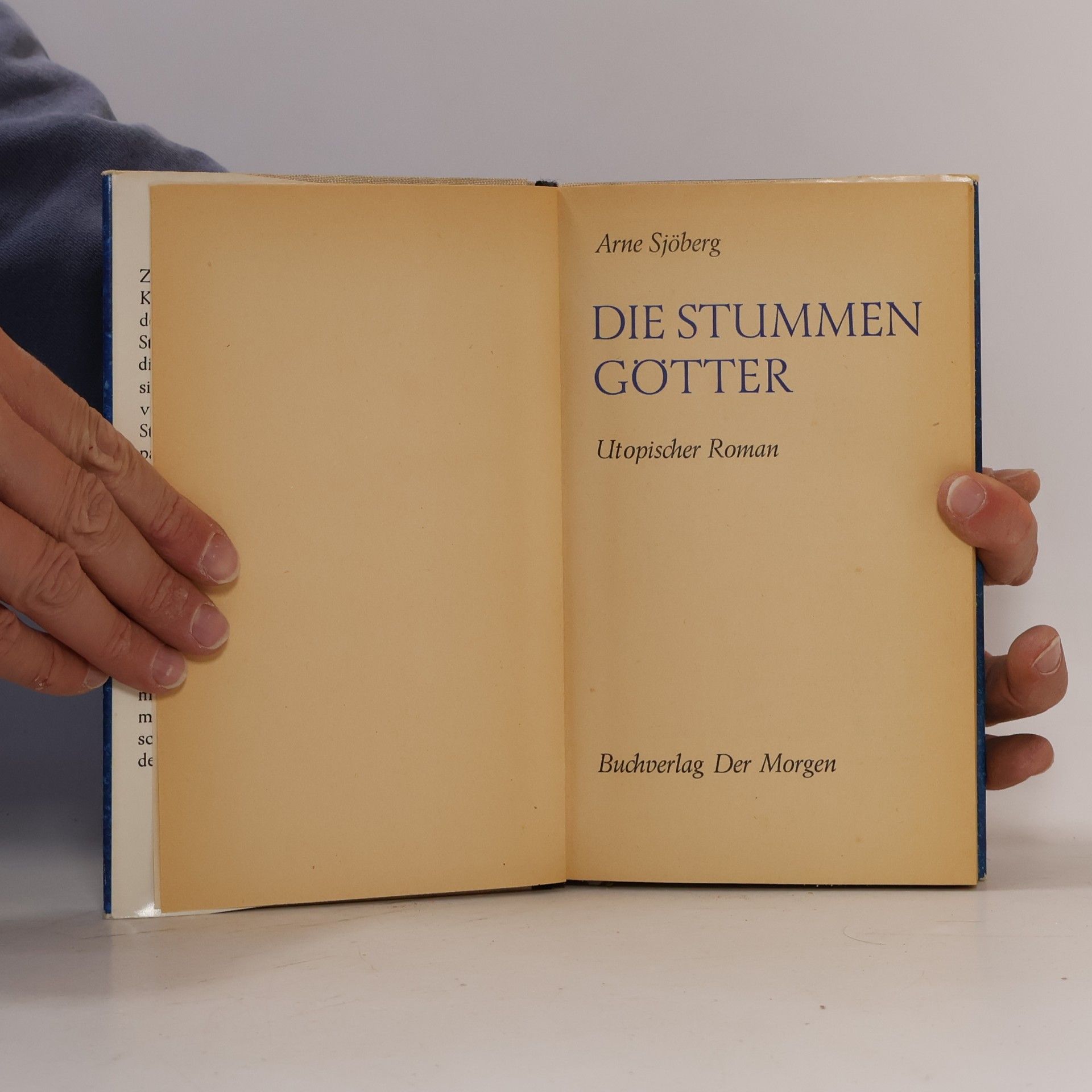 Arne Sjöberg Die Stummen Götter