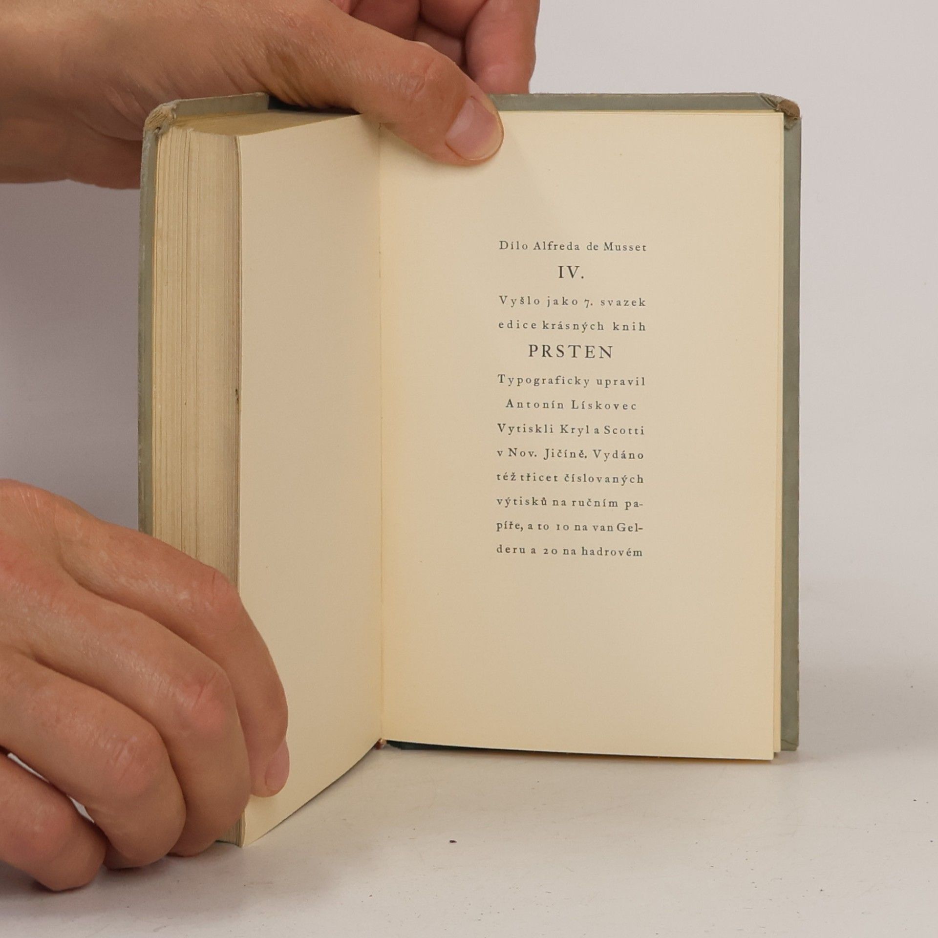 A. de Musset Komedie a proverby I.