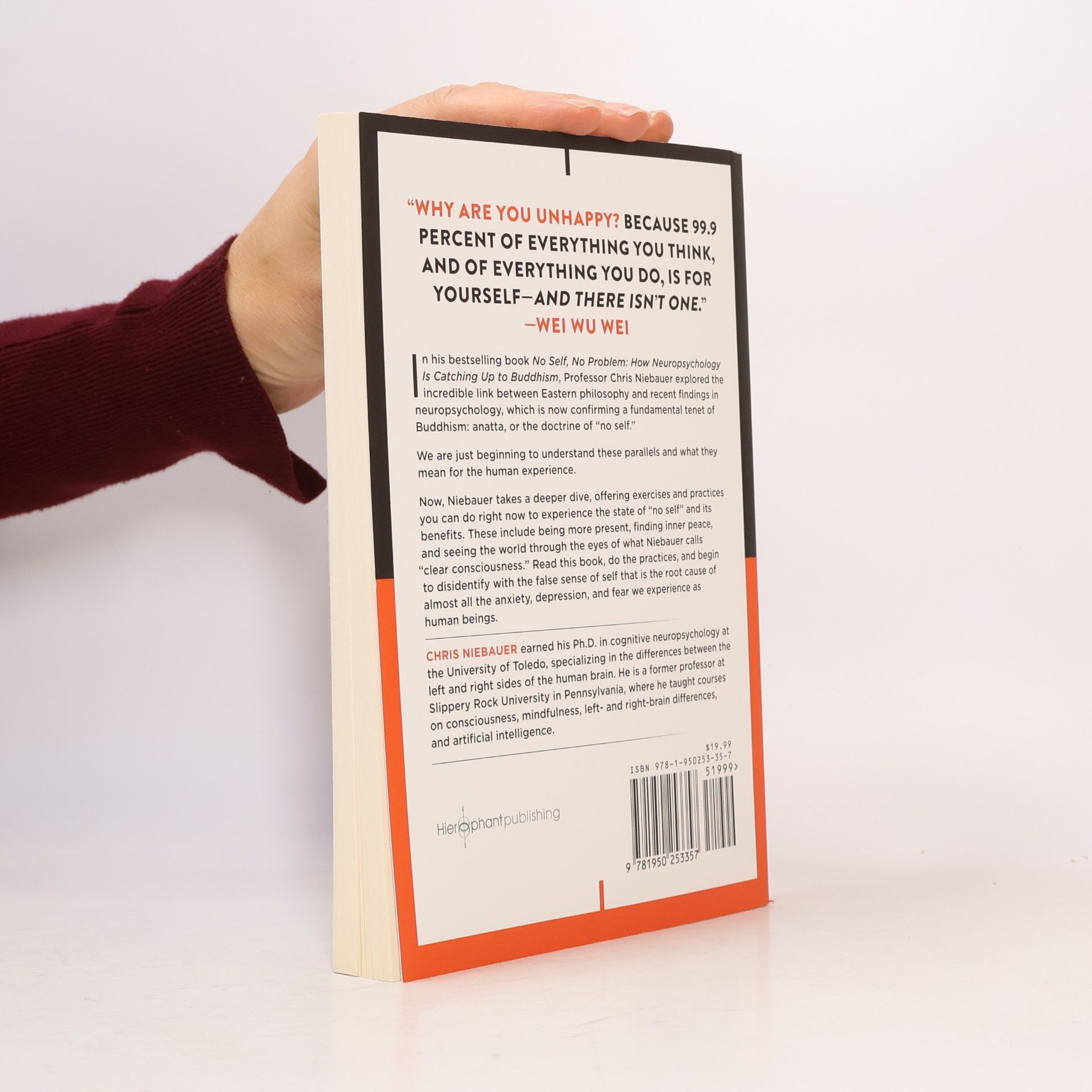 Chris Niebauer The No Self, No Problem Workbook