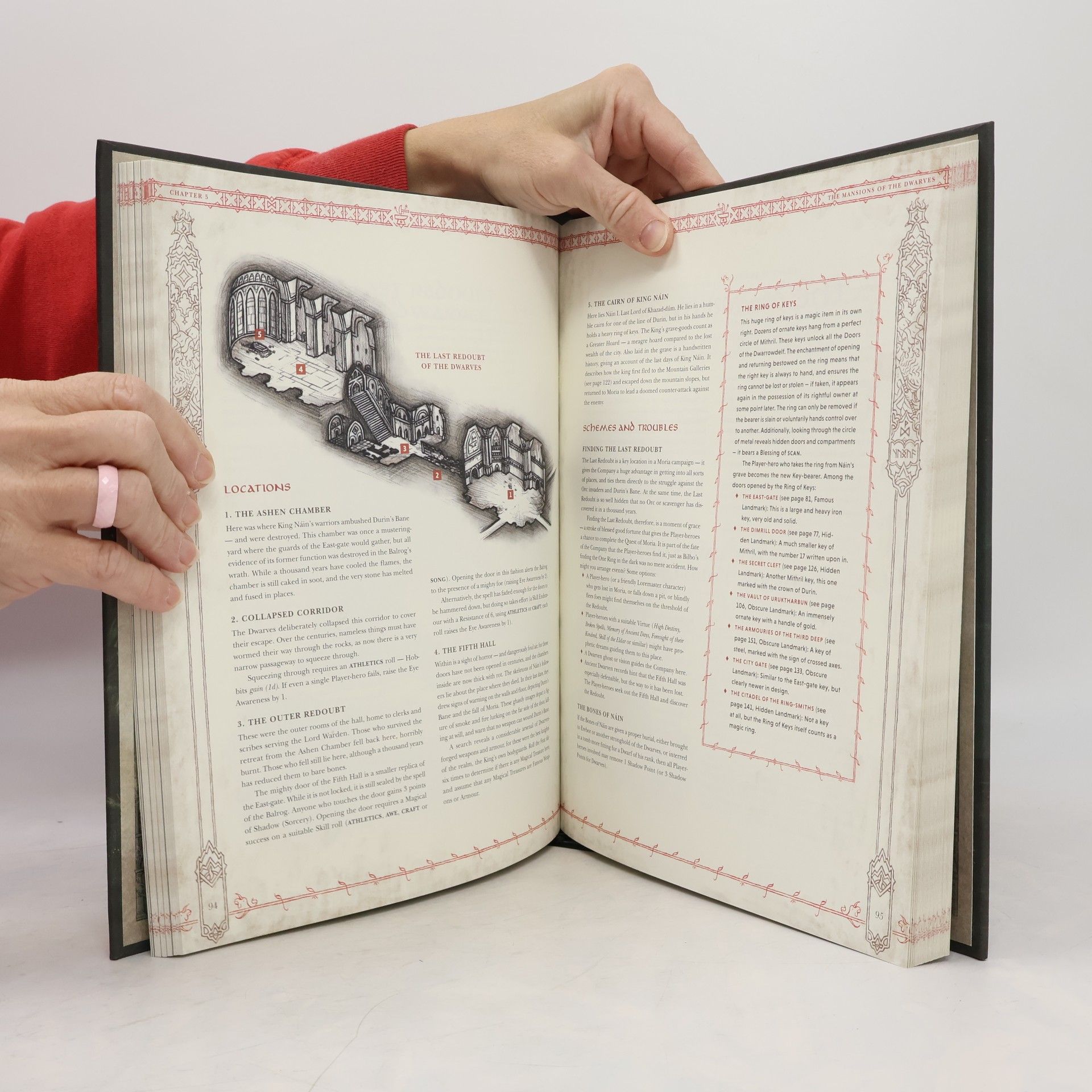 The One Ring - Moria – Through the Doors of Durin (Adventure Module, Hardback)