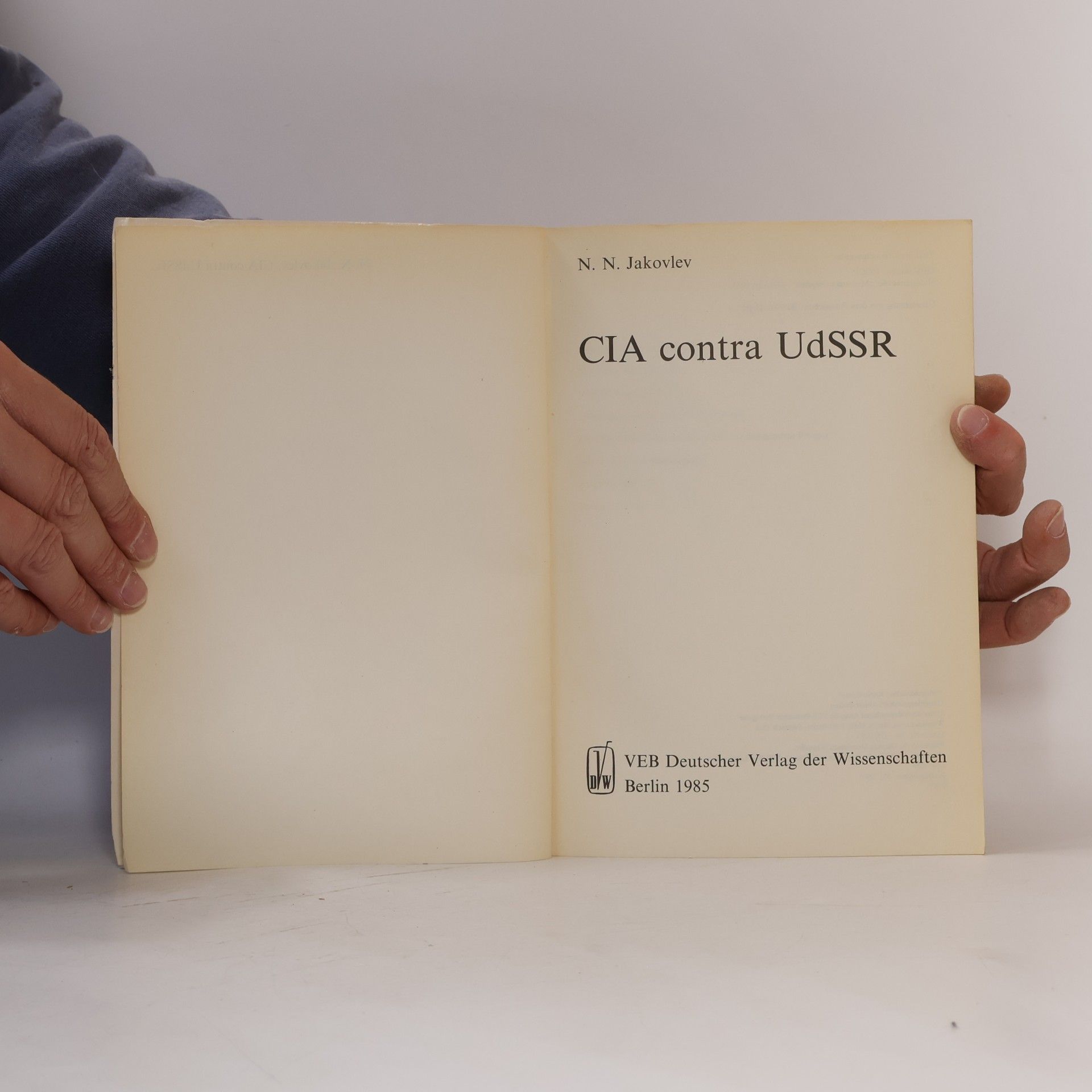 Alexander Nikolaevich Yakovlev CIA contra UdSSR