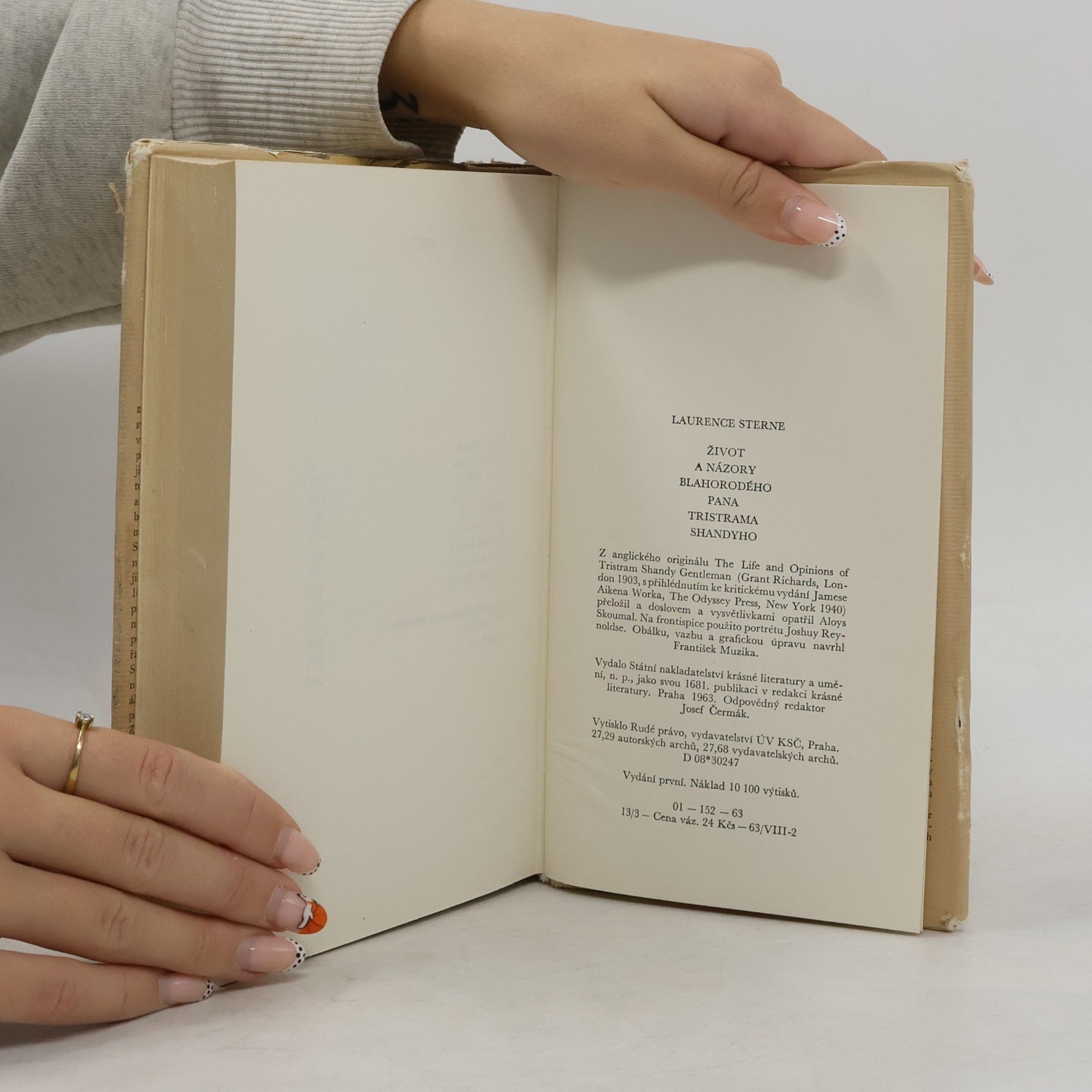 Laurence Sterne Život a názory blahorodého pana Tristrama Shandyho