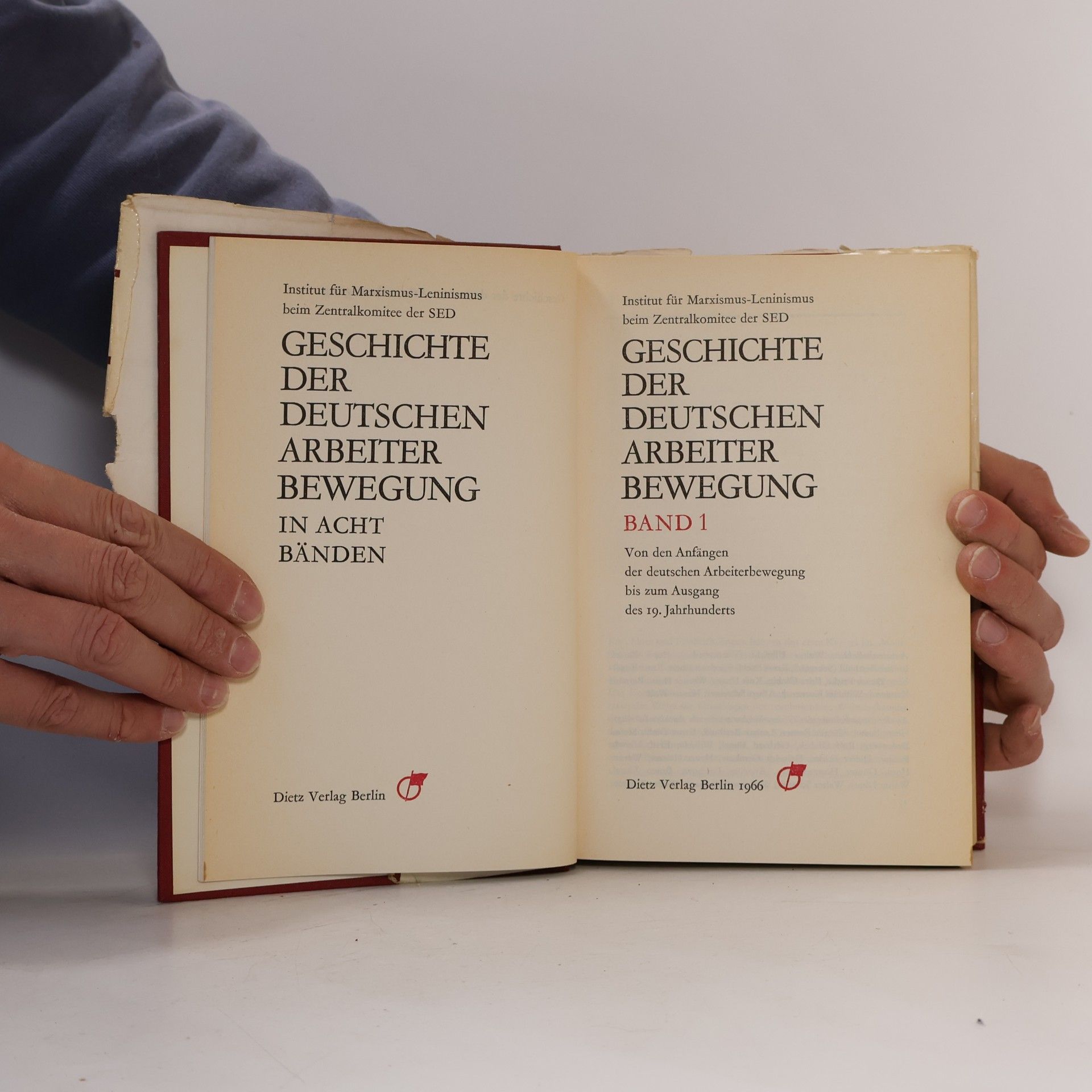 Various authors Geschichte der Deutschen Arbeiterbewegung 1