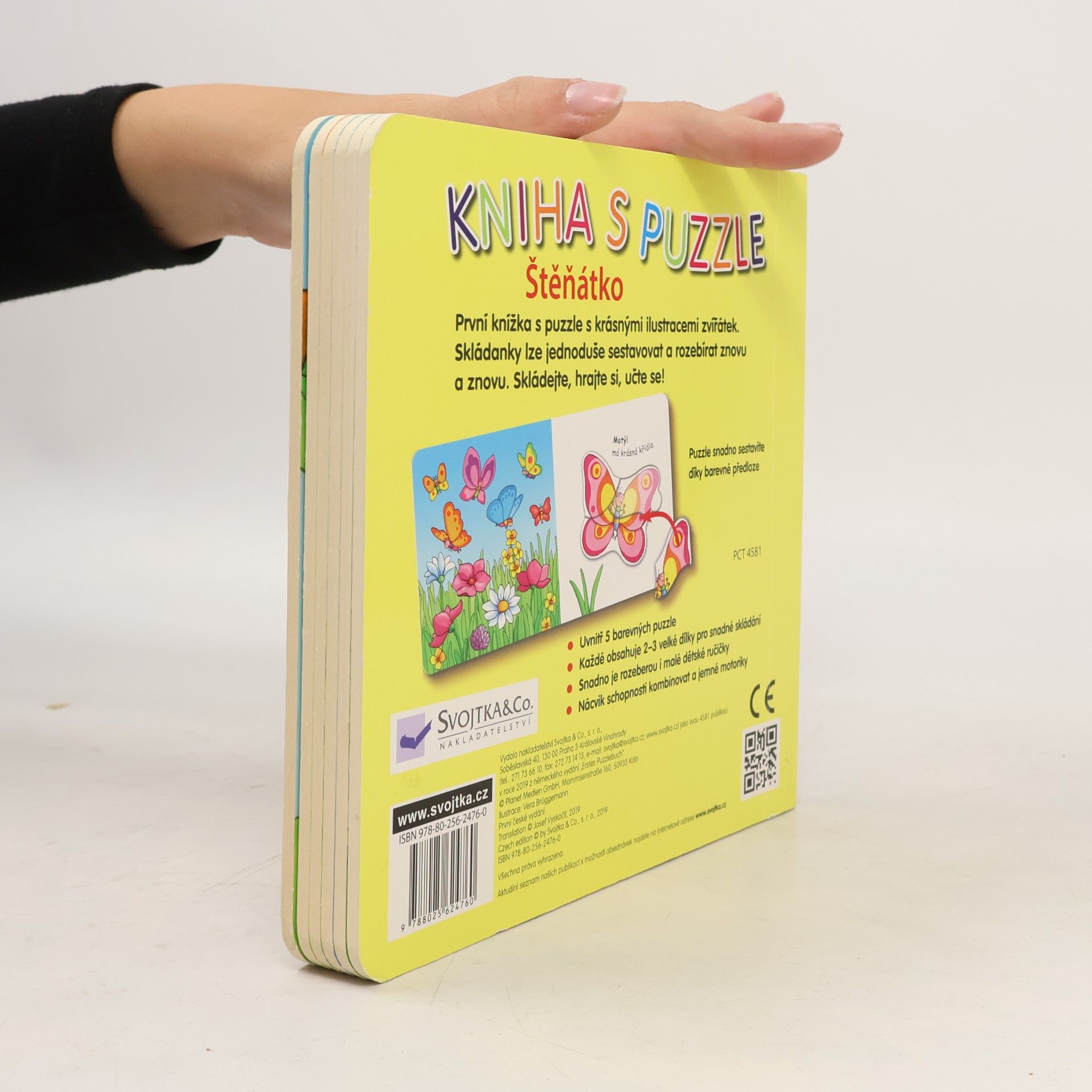 Vera Brüggemann Štěňátko: kniha s puzzle