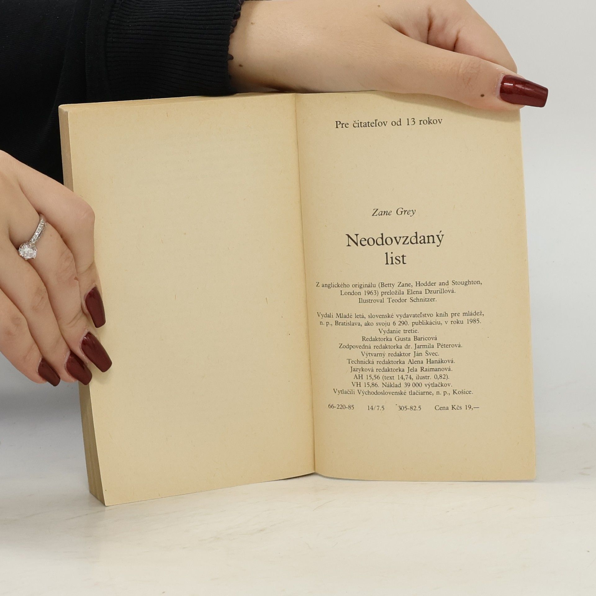 Zane Grey Neodovzdaný list