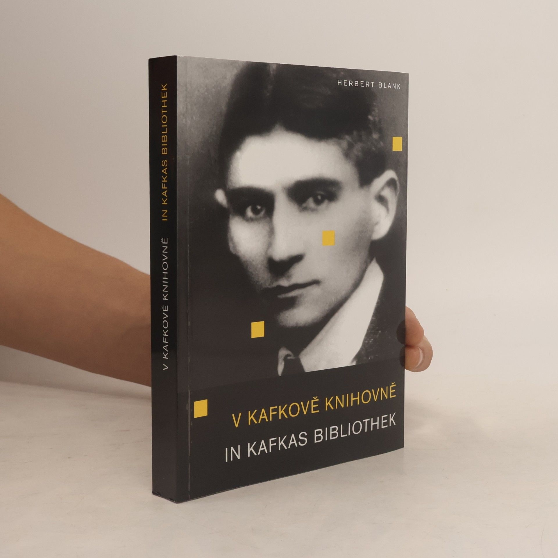 Herbert Blank V Kafkově knihovně. In Kafkas Bibliothek