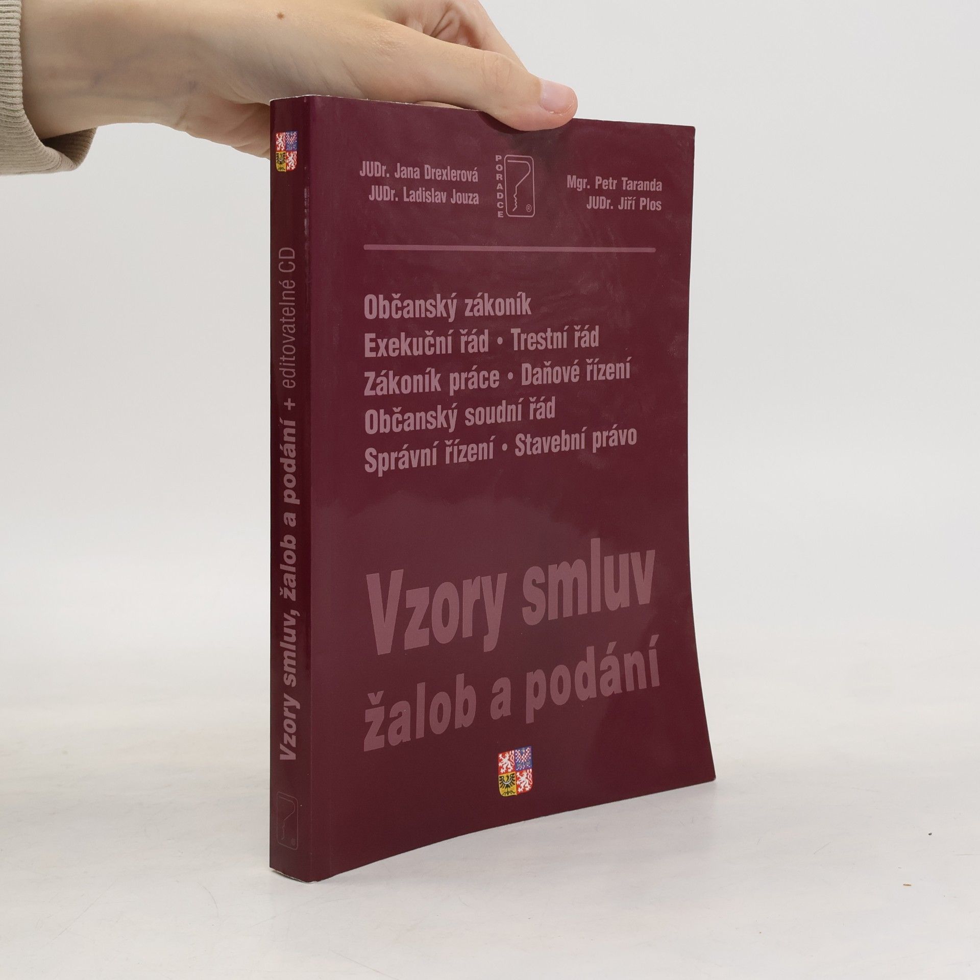 Jiří Plos Vzory smluv, žalob a podání - komentované vzory smluv + editovatelné CD