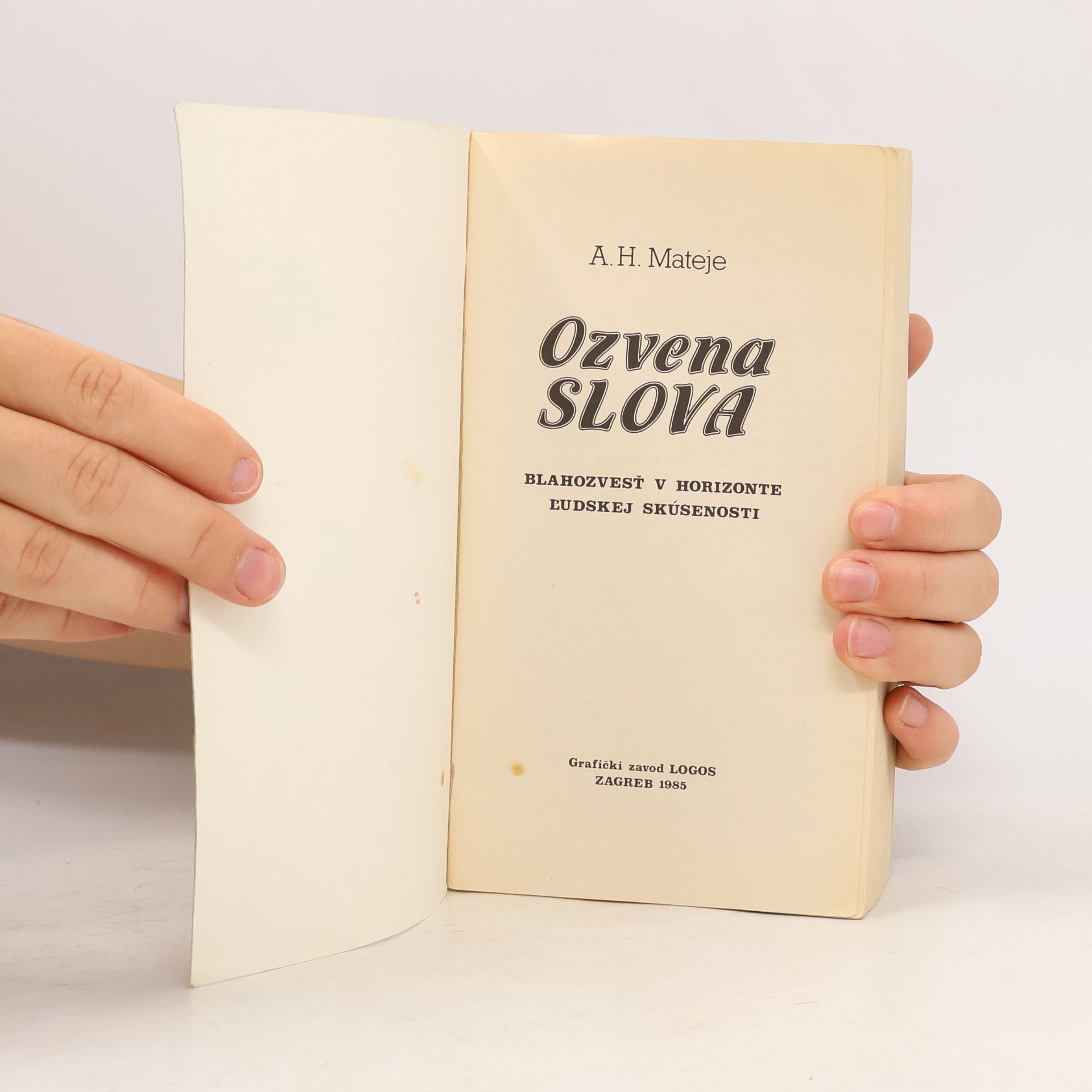 A. H. Mateje Ozvena slova