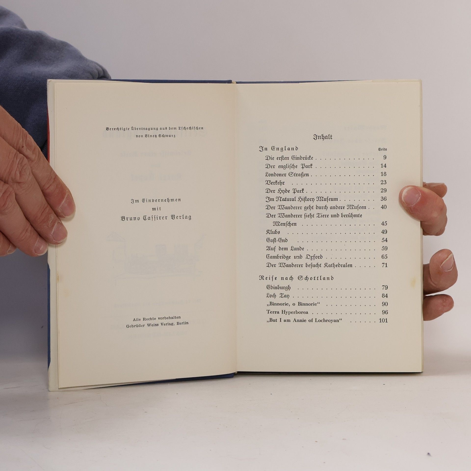 Karel Čapek Seltsames England