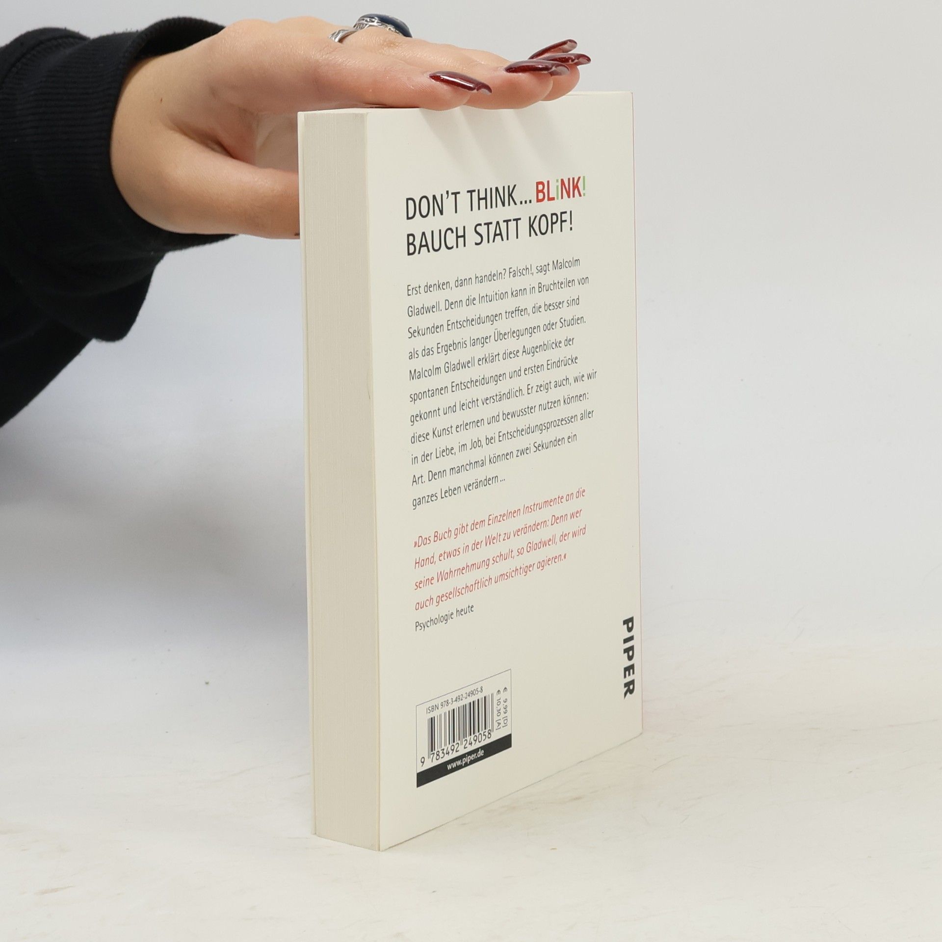 Malcolm Gladwell Blink! Die Macht des Moments