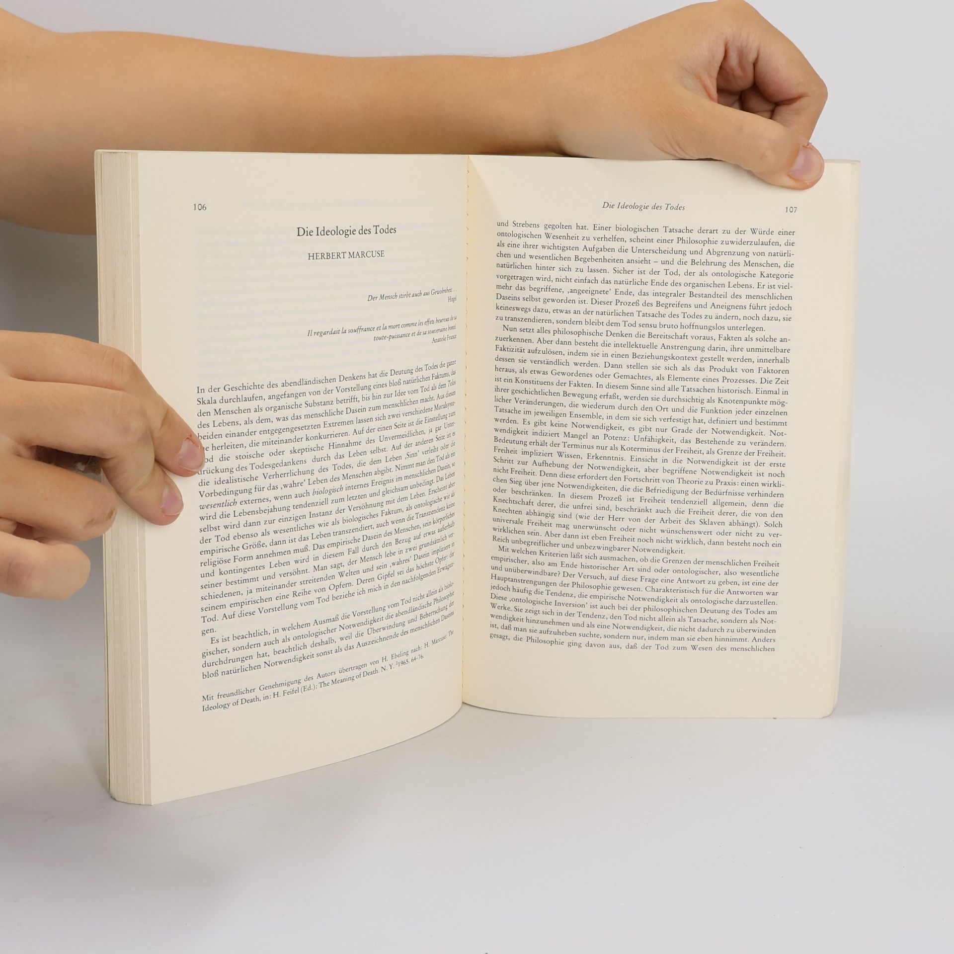 Hans Ebeling Neue Wissenschaftliche Bibliothek Philosophie - 91: Der Tod in der Moderne
